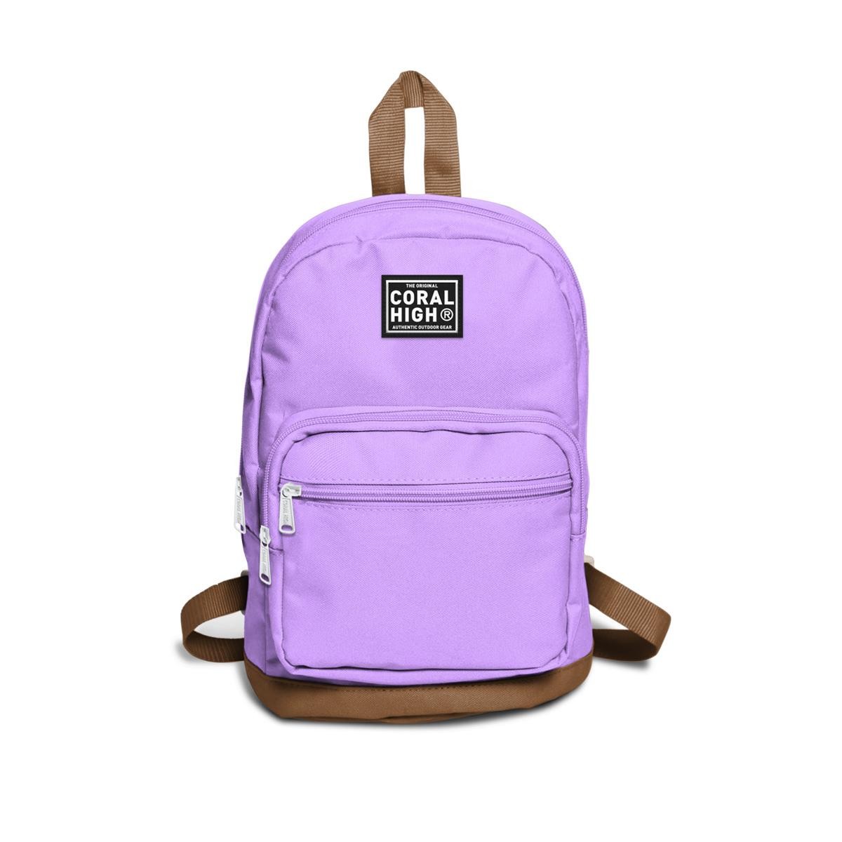 Coral High Lila Üç Bölmeli Mini Sırt Çantası 24215