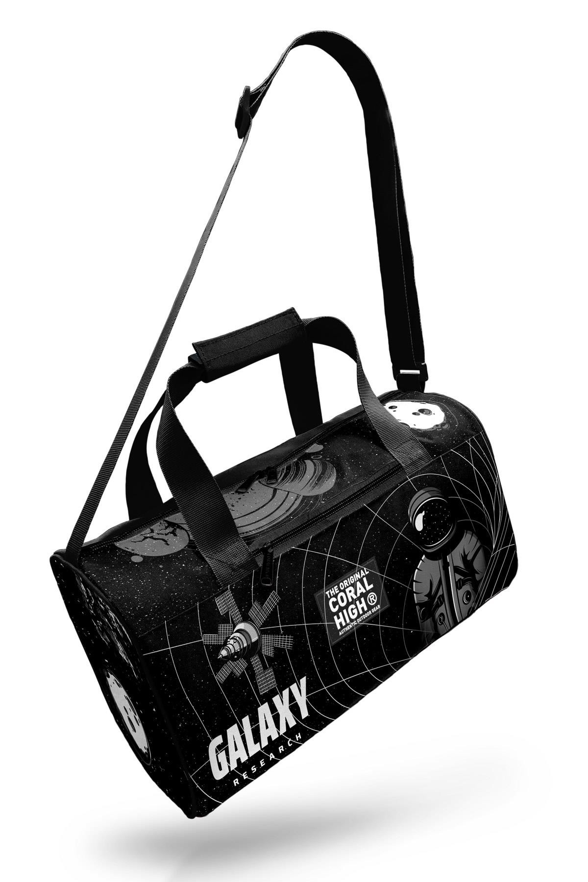 Coral High Siyah Galaxy Desenli Spor Çantası 27526