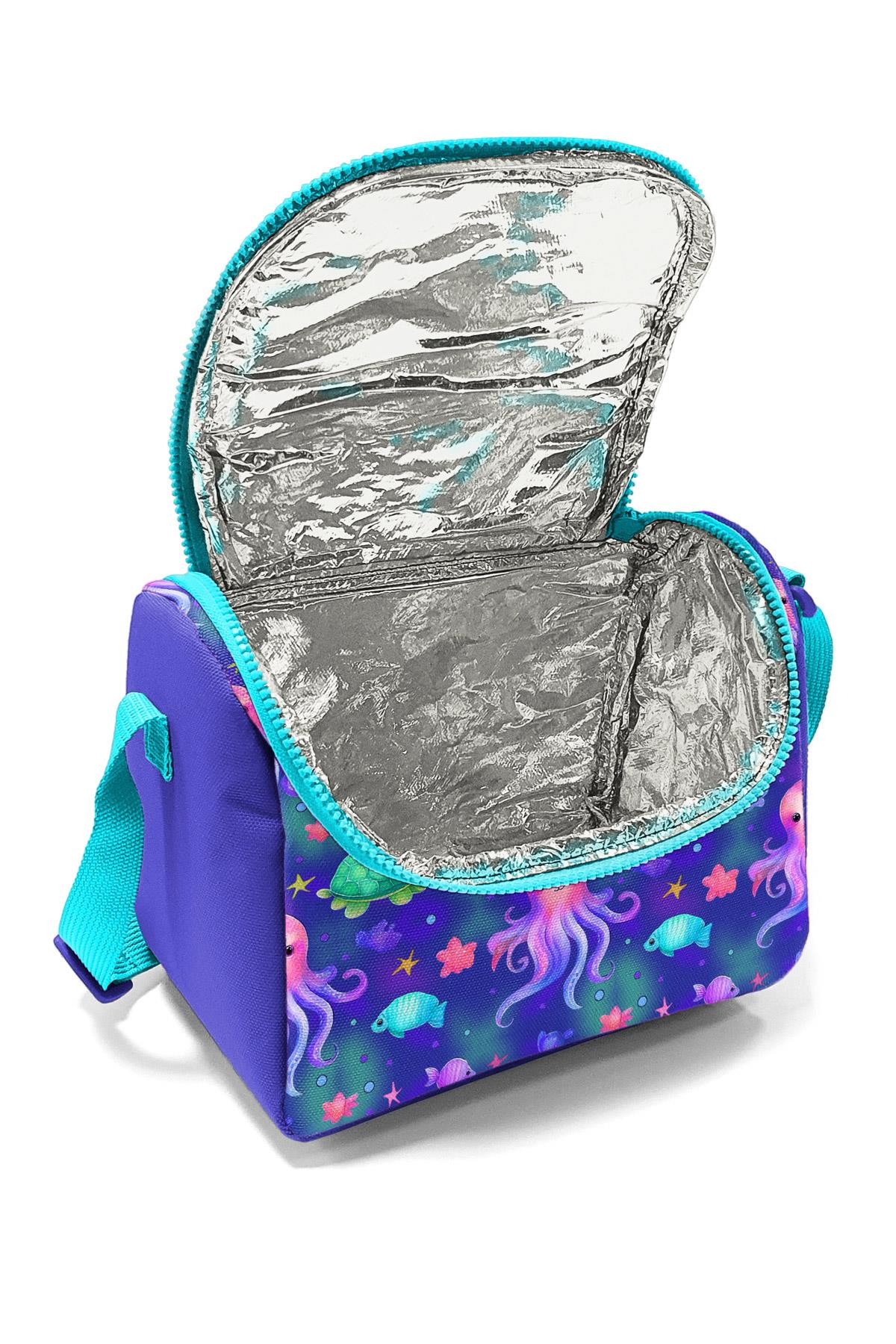 Coral High Kids Lavanta Turkuaz Deniz Temalı Thermo Beslenme Çantası 12783