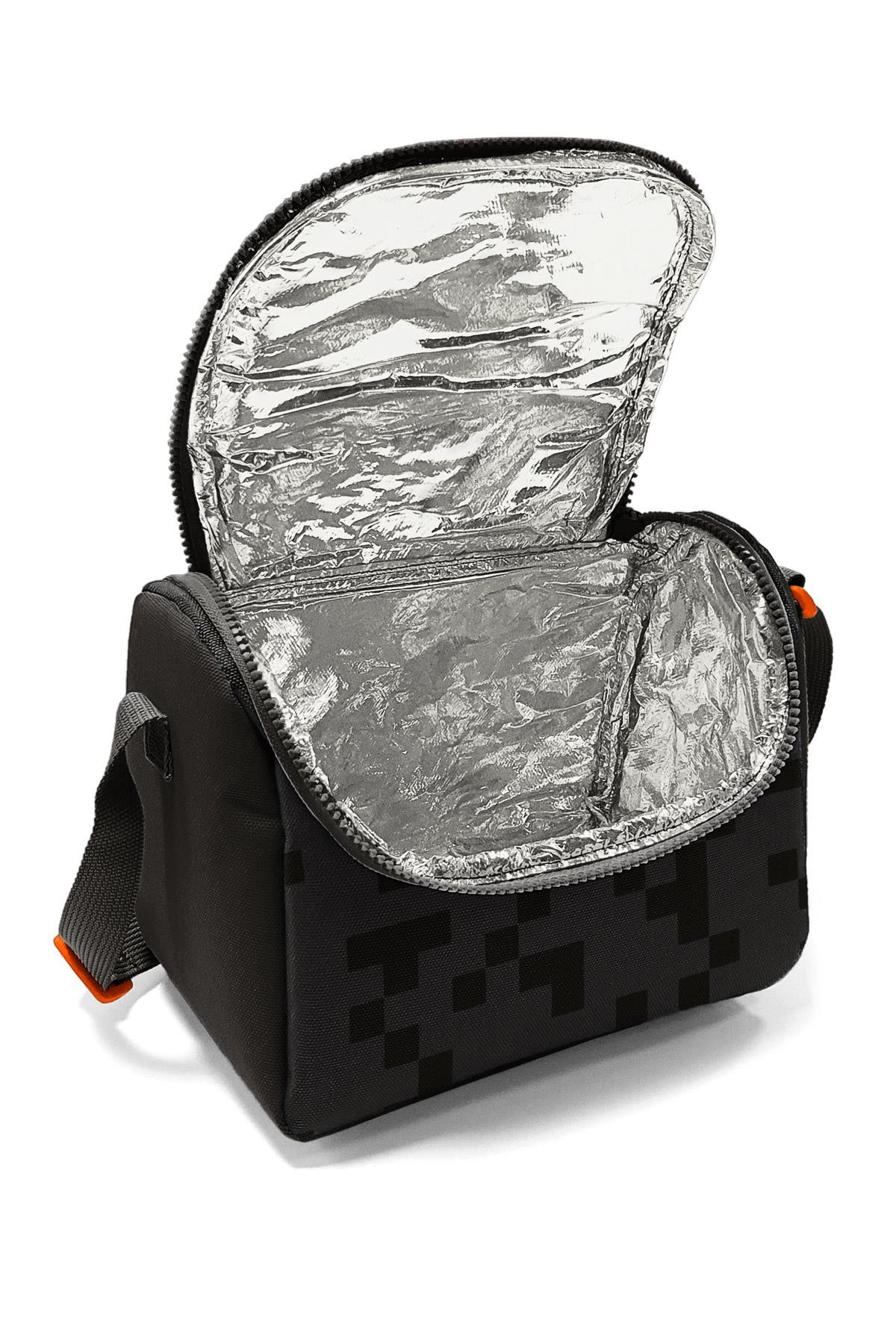 Coral High Kids Siyah Blok Desenli Thermo Beslenme Çantası 22794