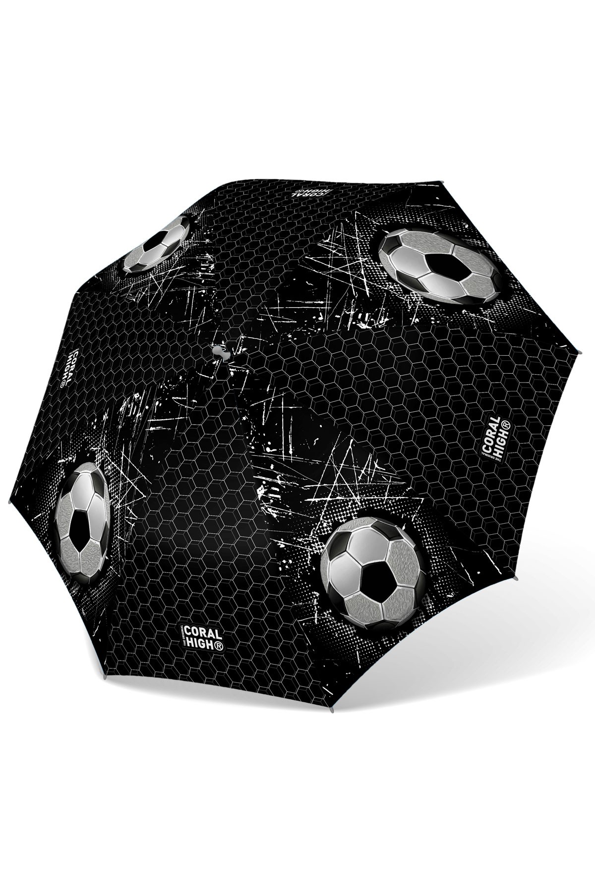 Coral High Kids Futbol Desenli  Çocuk Şemsiyesi 12674
