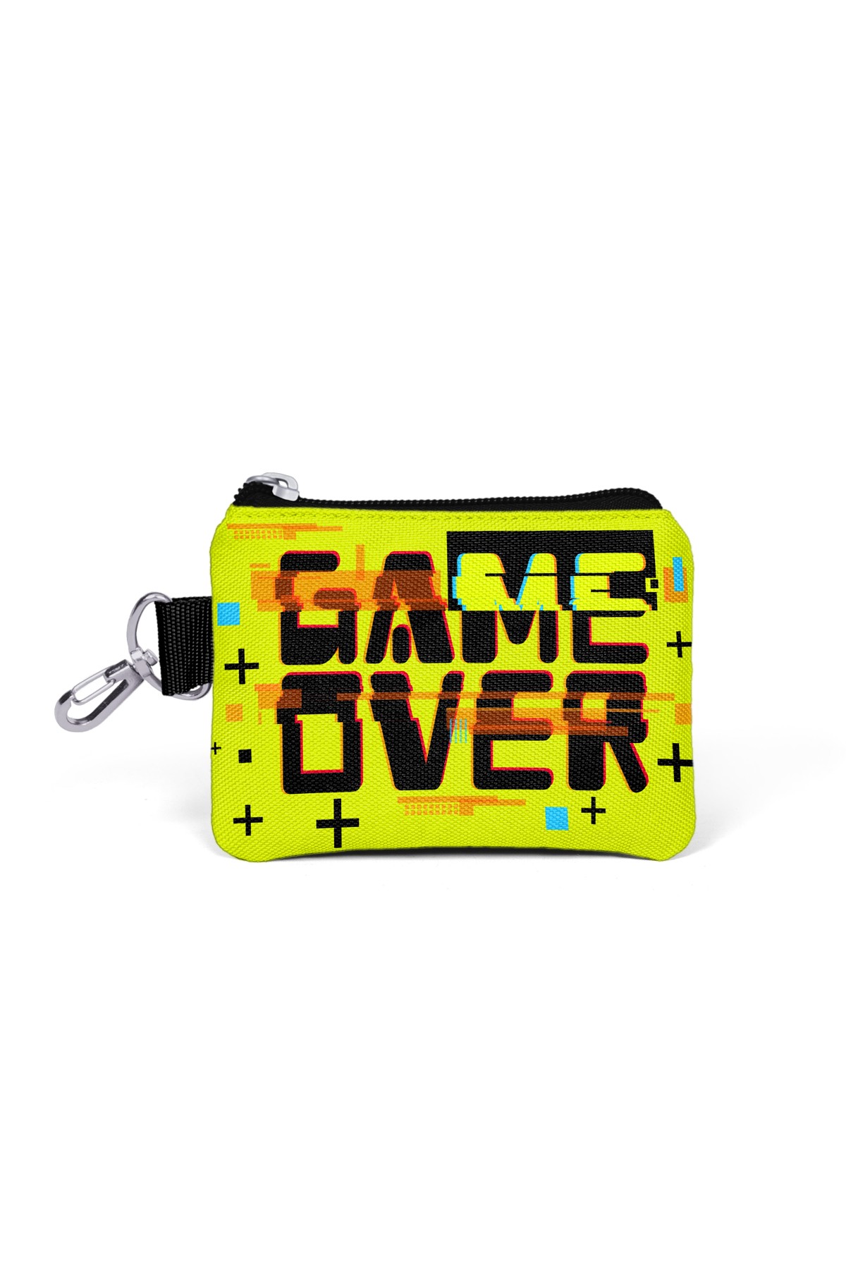 Coral High Kids Siyah Neon Sarı Game Over Desenli Bozuk Para Çantası 21828