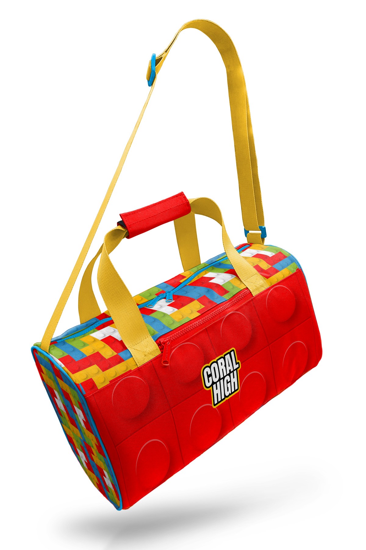 Coral High Renkli Blok Desenli Spor Çantası 27522