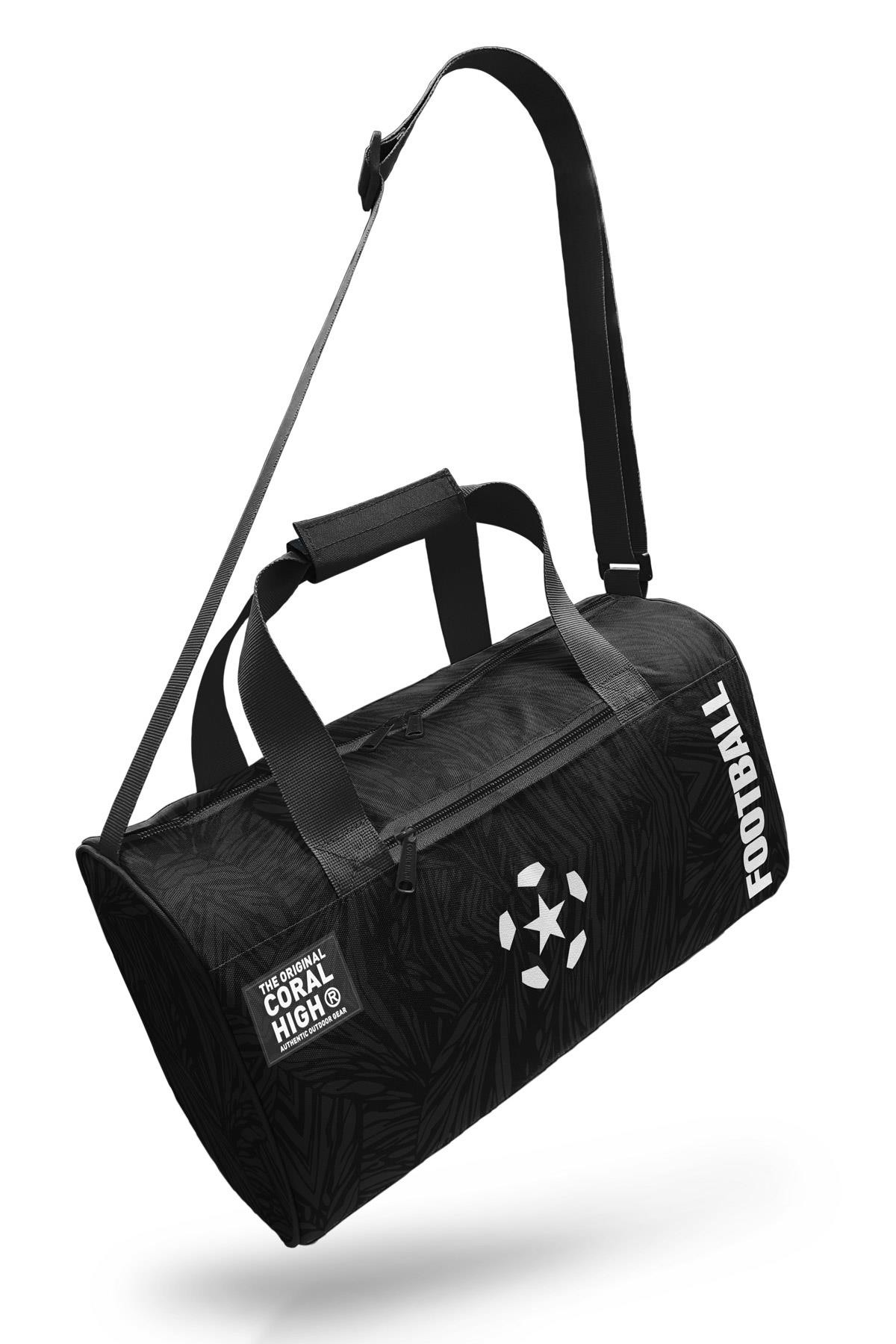 Coral High Siyah Futbol Desenli Spor Çantası 27535