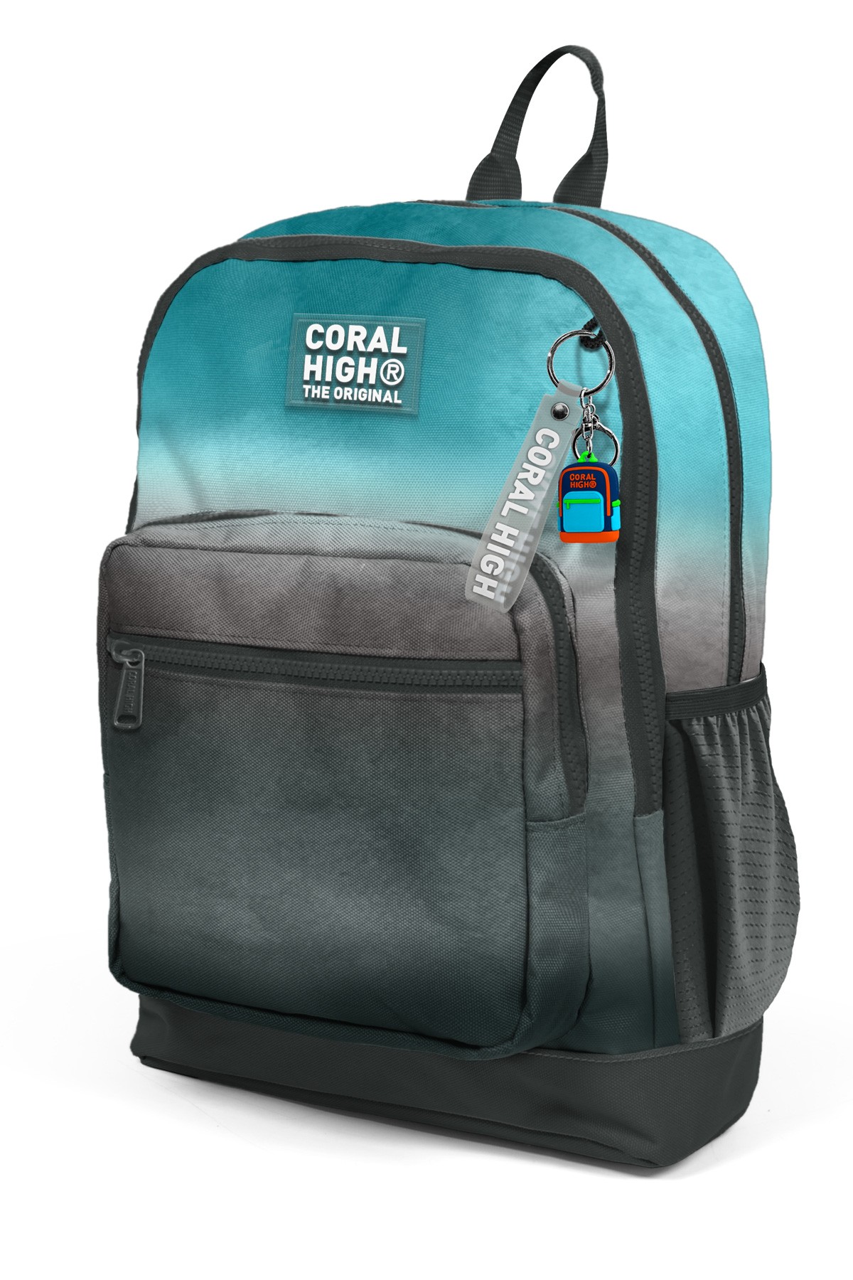 Coral High Kids Turkuaz Gri Batik Okul Sırt Çantası 23768