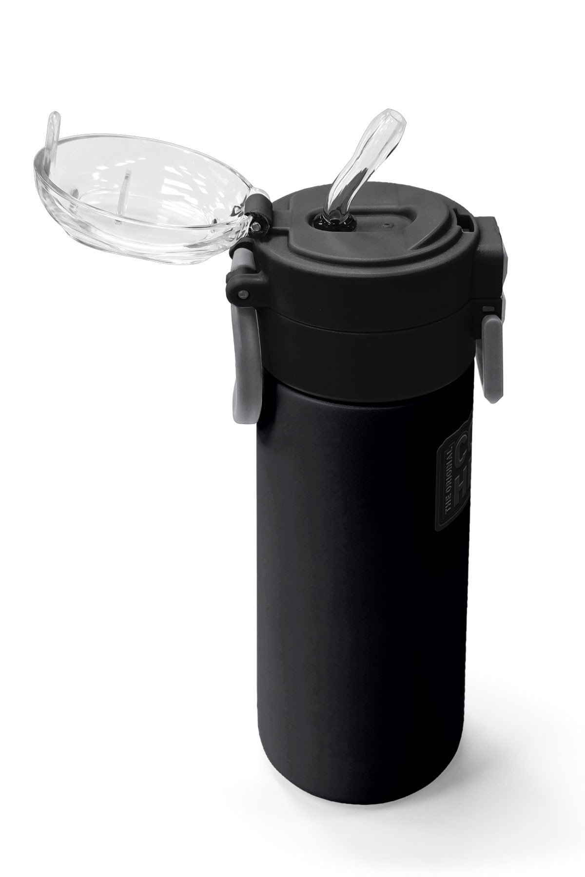 Coral High Kids Siyah Pipetli ve Direkt İçim Çelik Termos 500 ml 31827