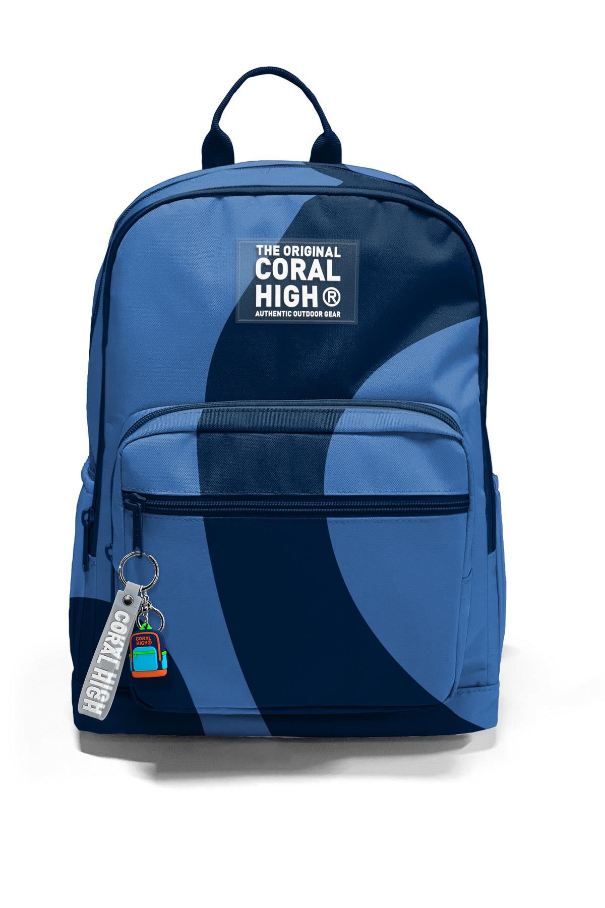 Coral High Lacivert Mavi Desenli Okul Sırt Çantası 23688