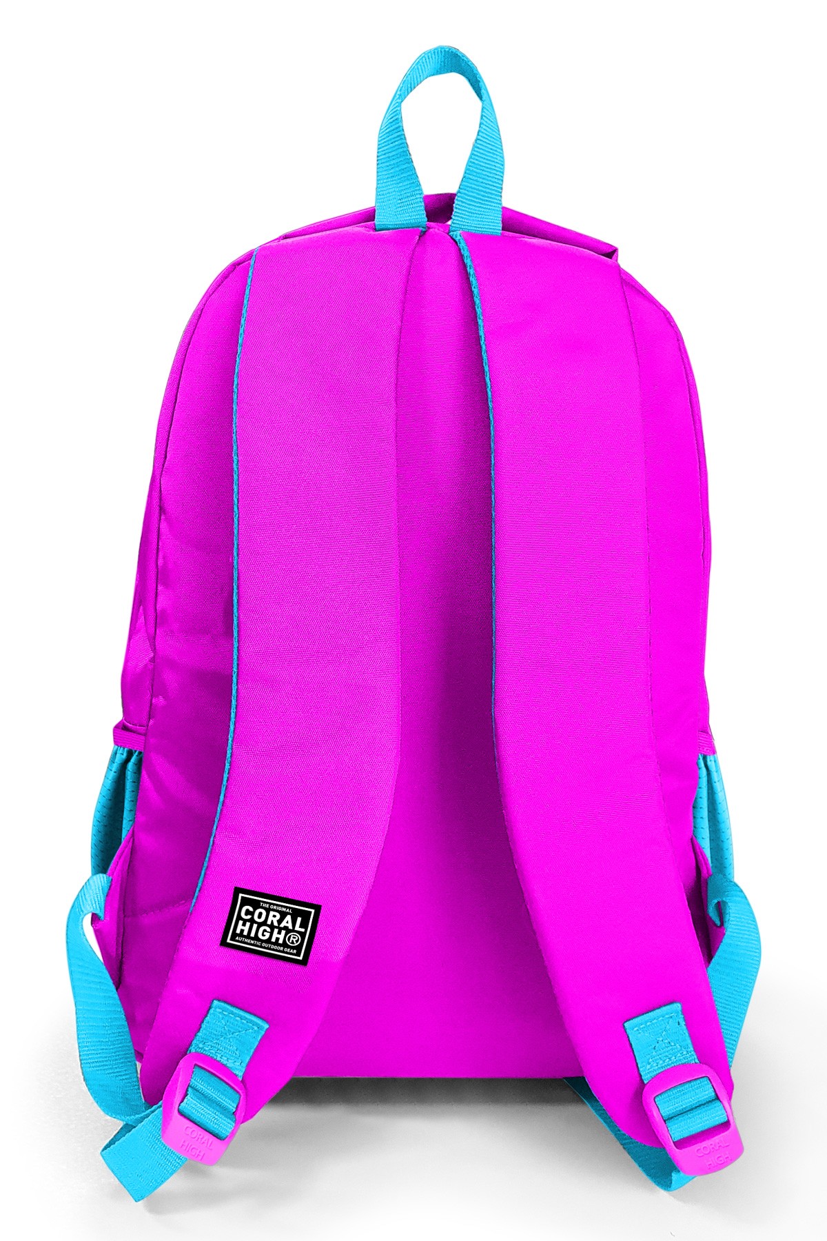 Coral High Kids Pembe Gümüş Simli Unicorn Desenli Üç Bölmeli  Okul Sırt Çantası 14383