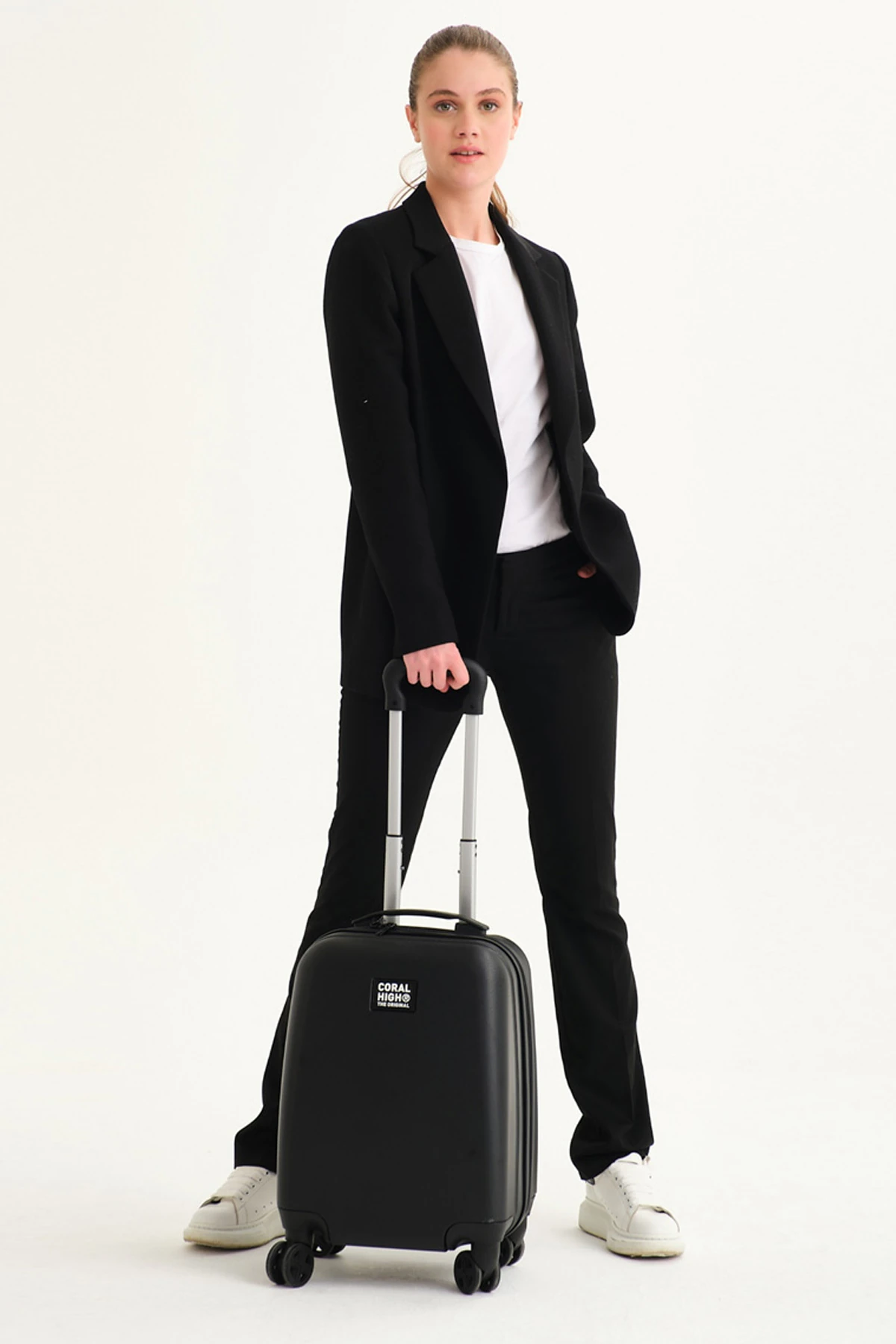 Coral High Siyah Mini Kabin Valiz 16504