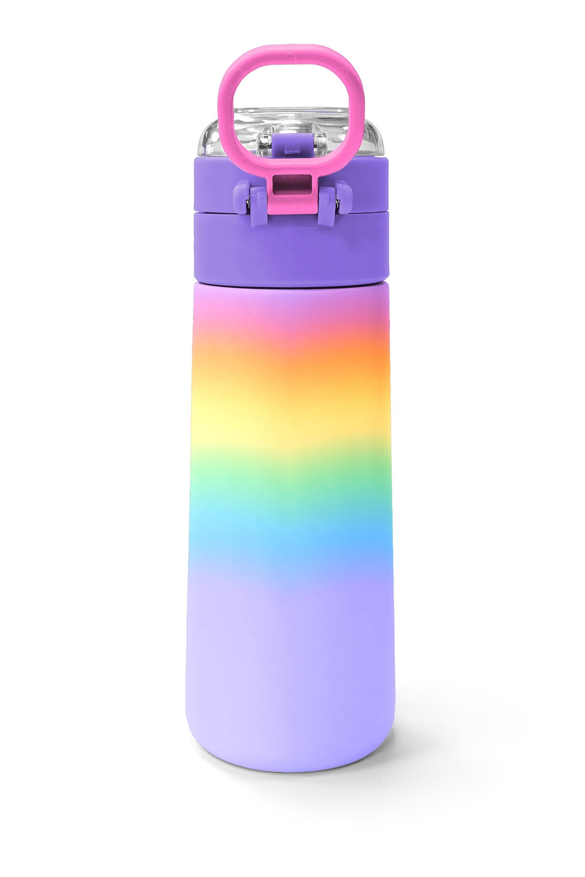 Coral High Kids Renk Geçişli Desenli Pipetli ve Direkt İçim Çelik Termos 500 ml 31863