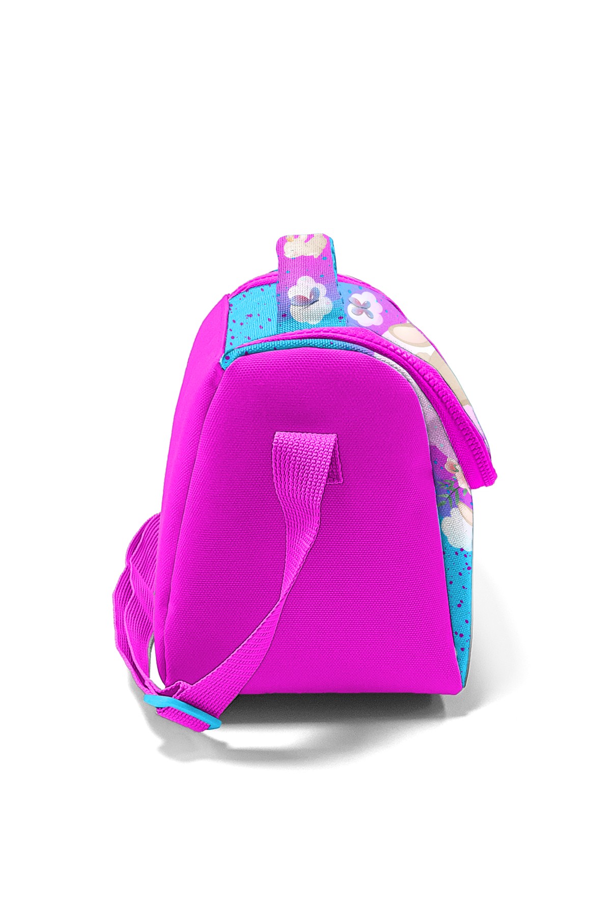 Coral High Kids Mavi Pembe Tavşan Desenli Thermo Beslenme Çantası 11736