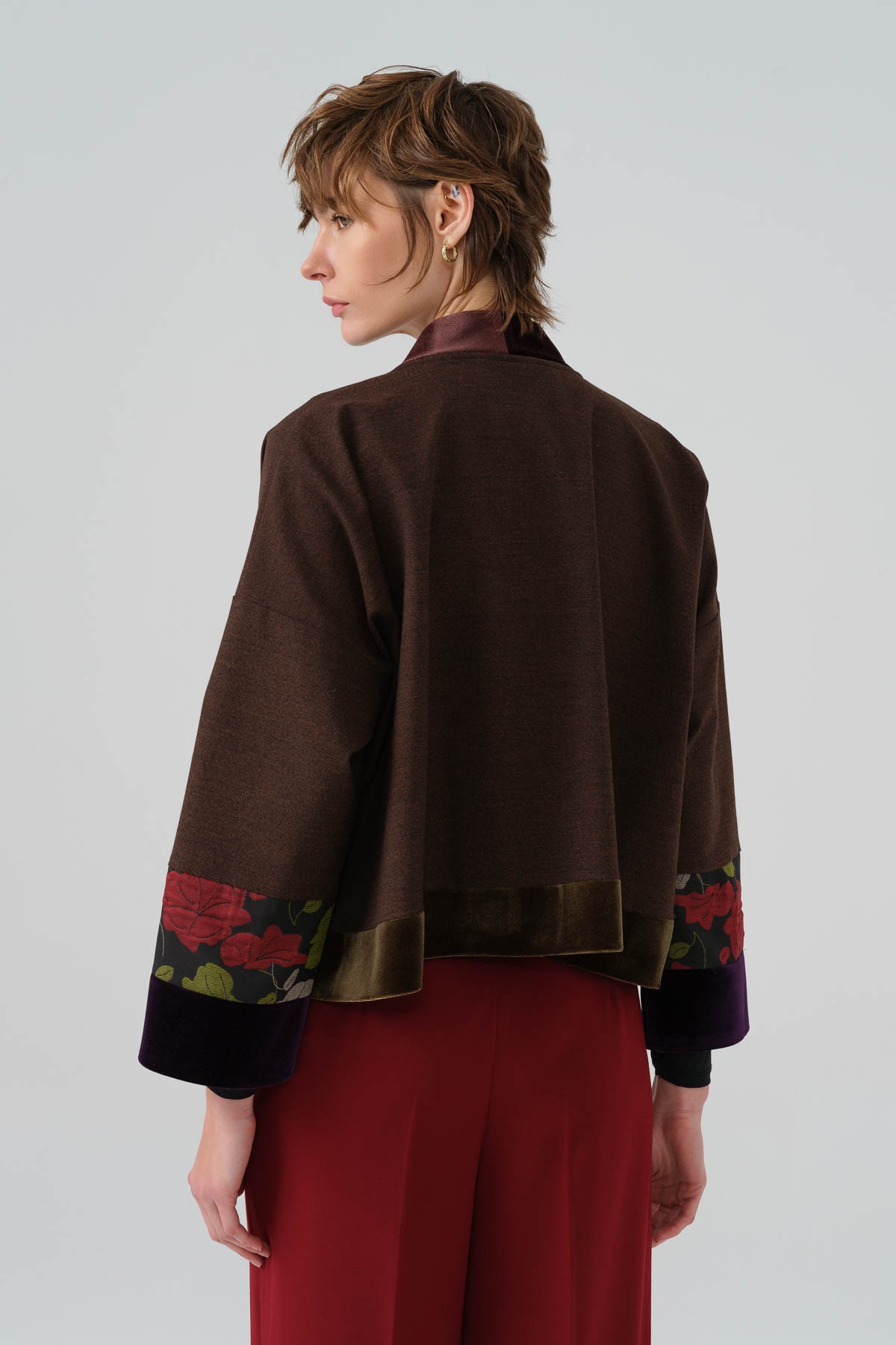 Brown Rose Jacket