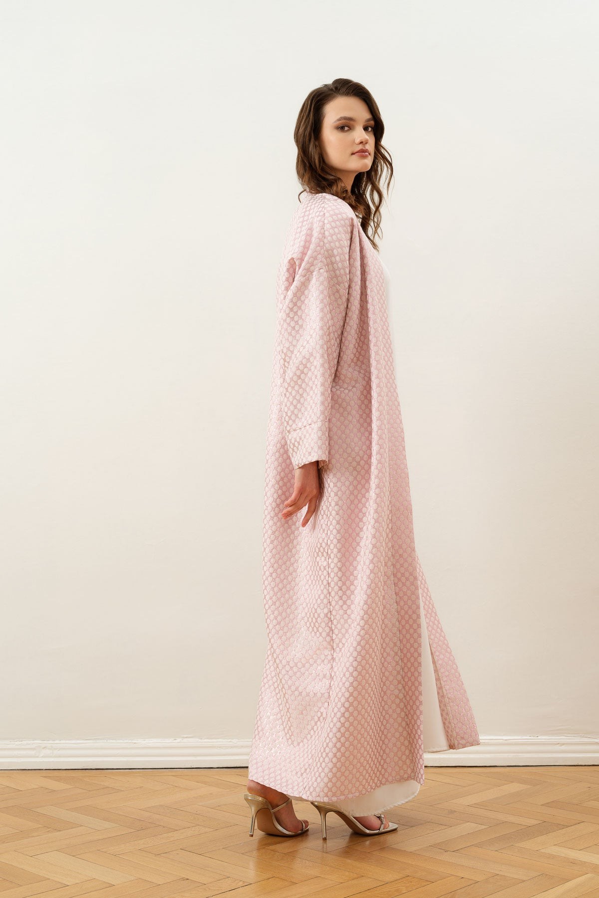 Polkadot Pink Kaftan