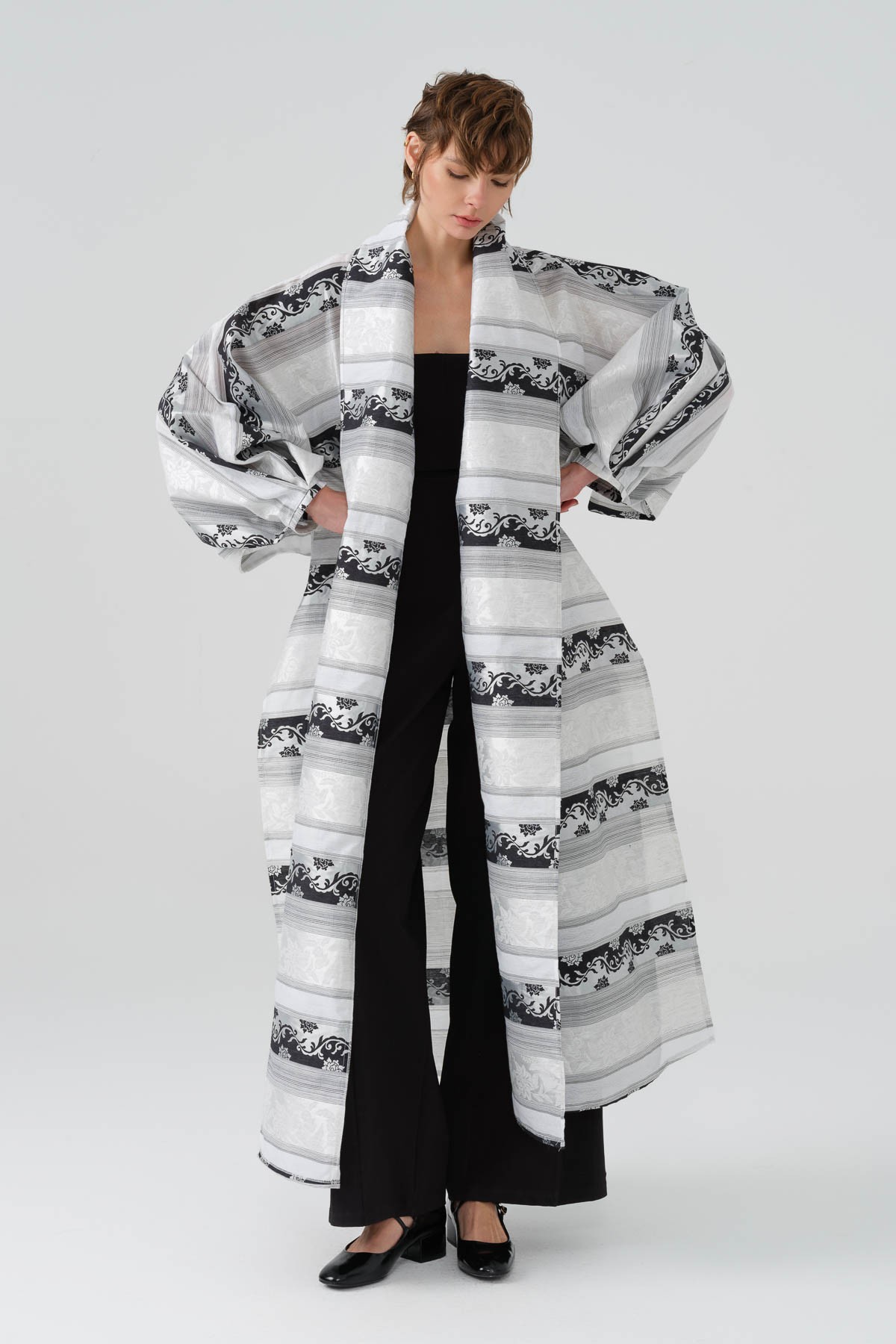 Metallic Wave Kaftan