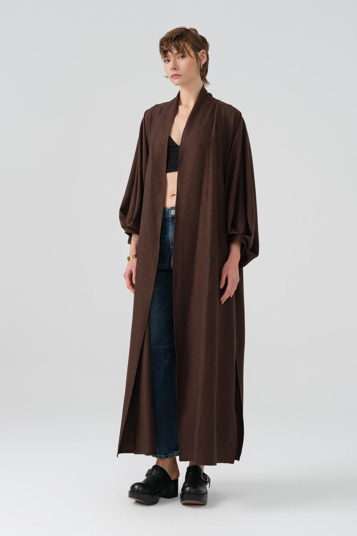 Bohemian Brown Kaftan