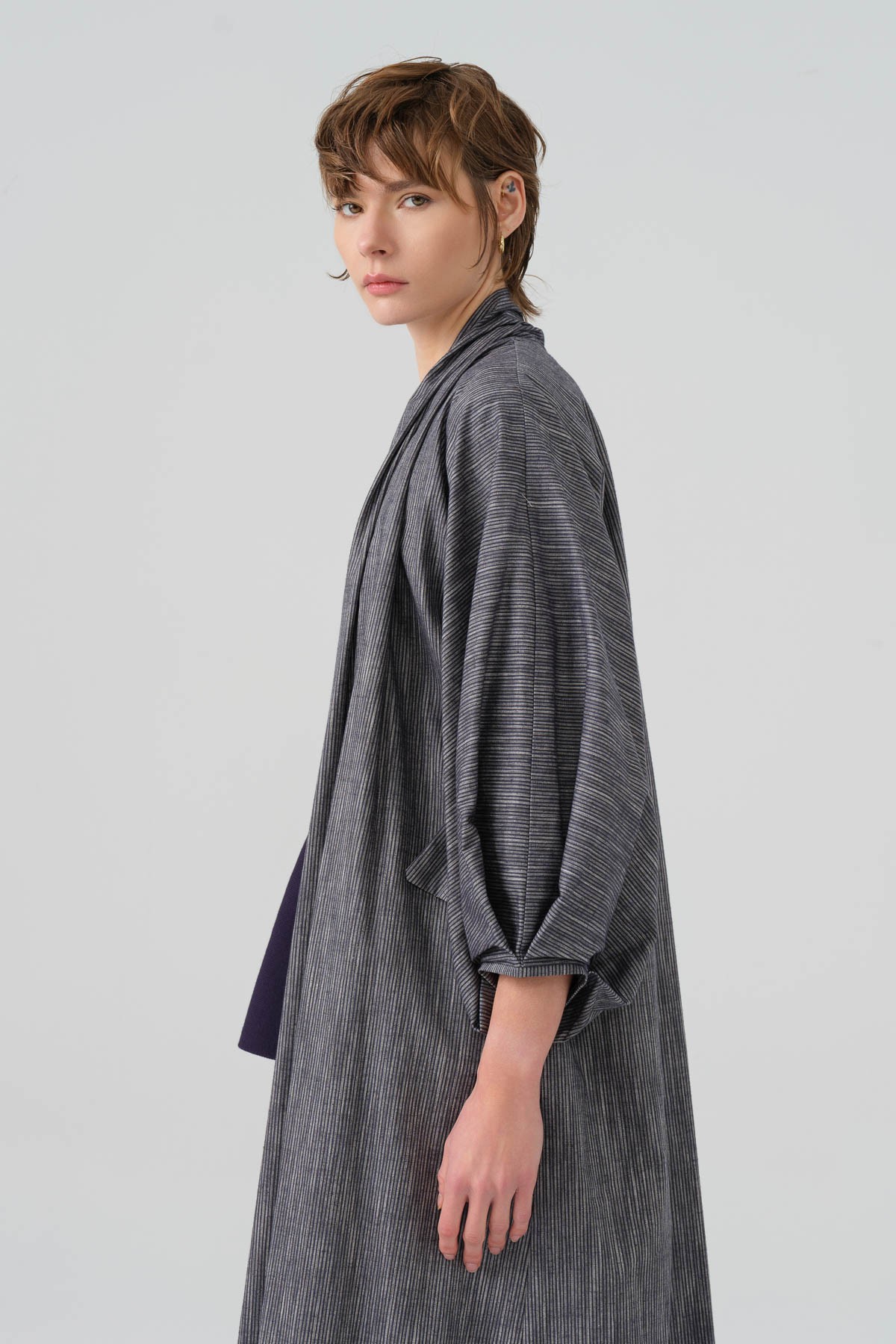 Midnight Stripe Kaftan