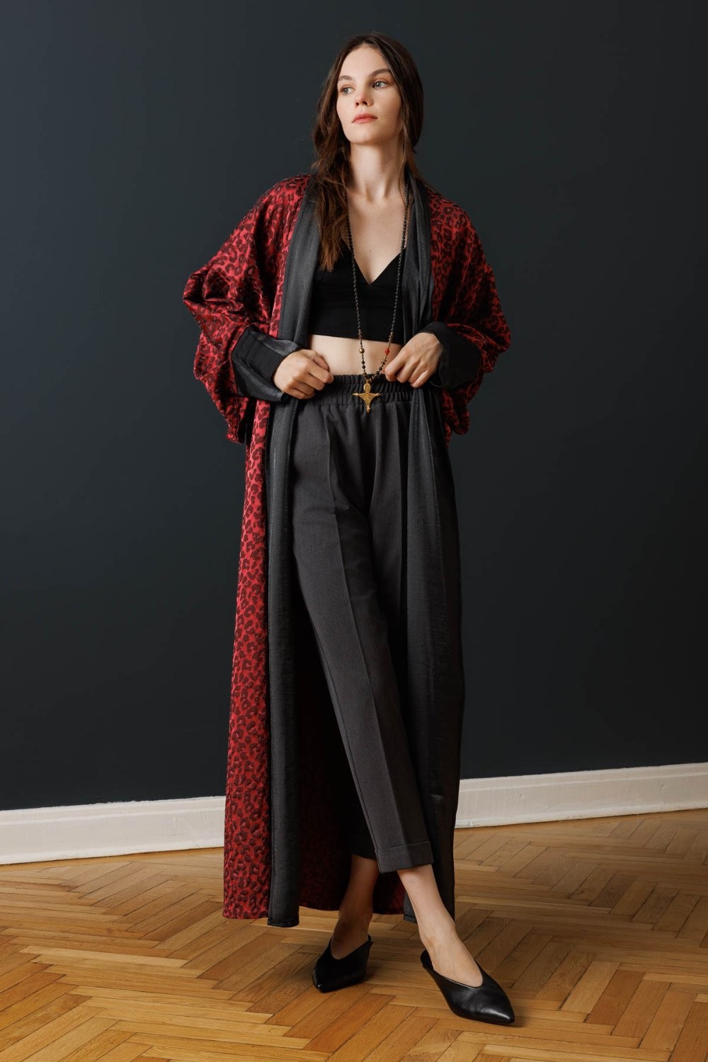 Red  Jasper Kaftan