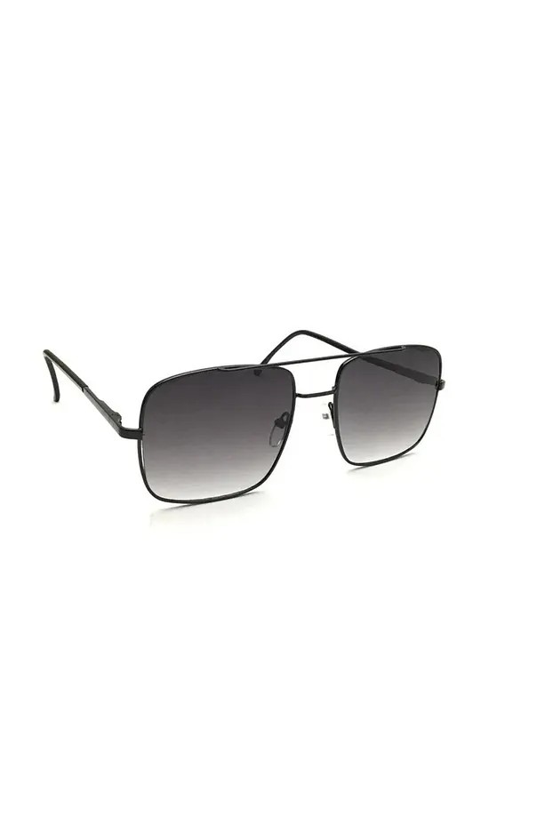 Reynmen  Pilot Metal Unisex Kare Siyah Uv400 Güneş Gözlüğü