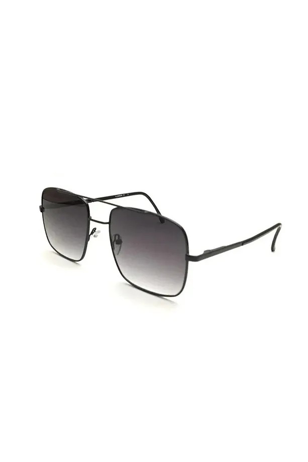 Reynmen  Pilot Metal Unisex Kare Siyah Uv400 Güneş Gözlüğü