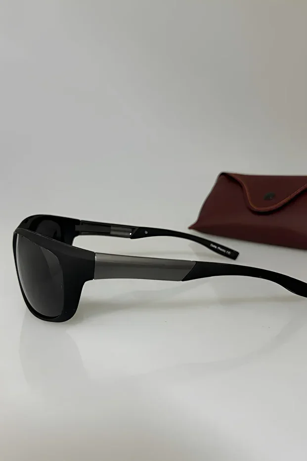 Polarize Lizbon Yüksek Kalite Titanyum Siyah Unisex Güneş Gözlüğü