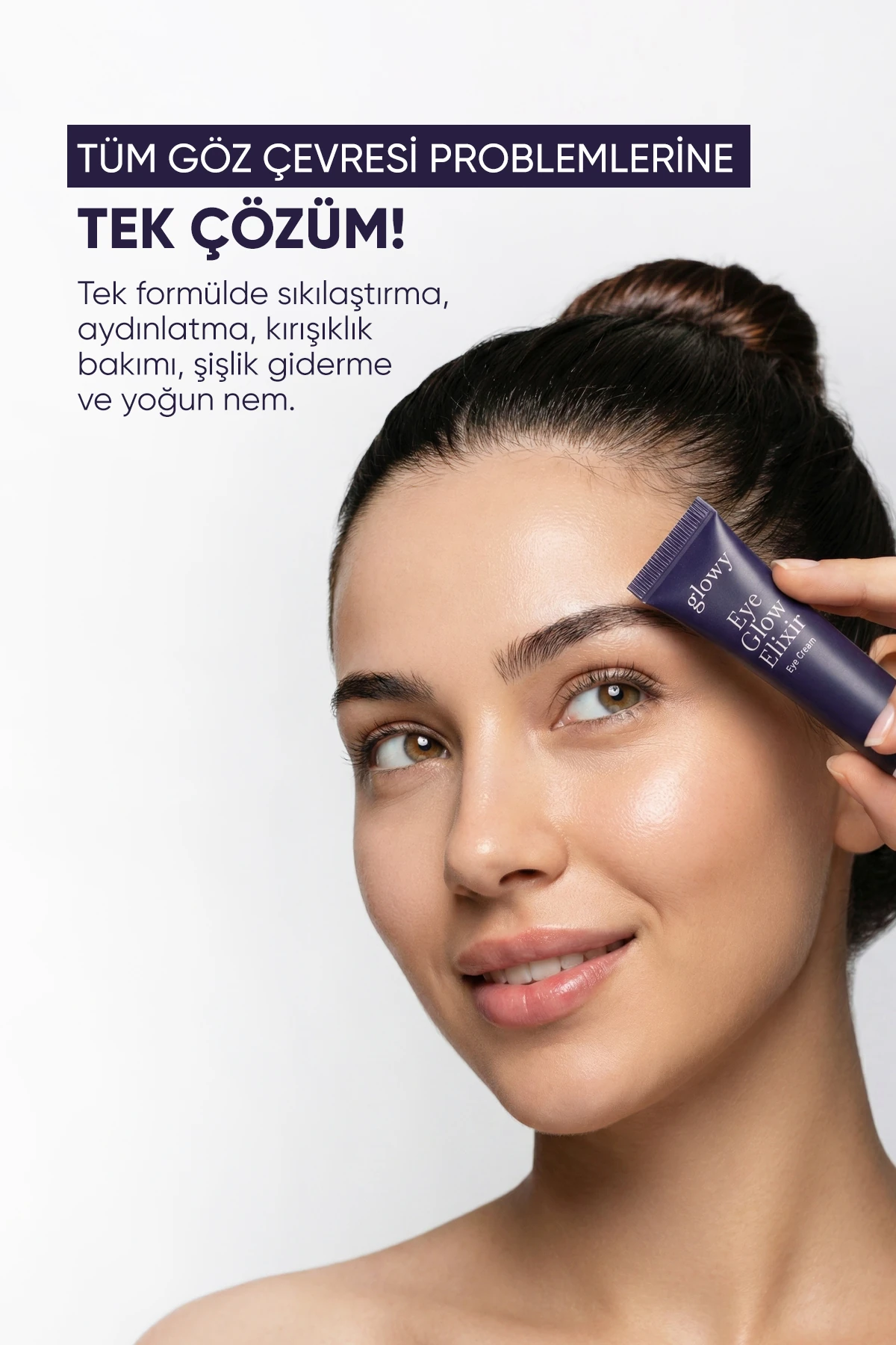 Eye Glow Elixir Koyu Halkalar, Torbalanma, İnce Çizgiler ve Yaşlanma Karşıtı Göz Kremi 15ml