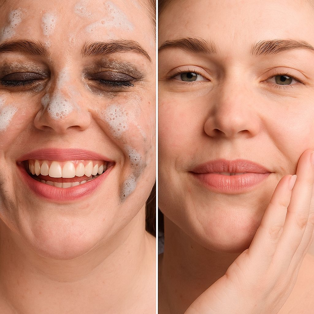 Effortless Glow Nemlendiren, Makyajı Kolay Arındıran Çift Aşamalı Yüz Temizleme Jeli 200ml