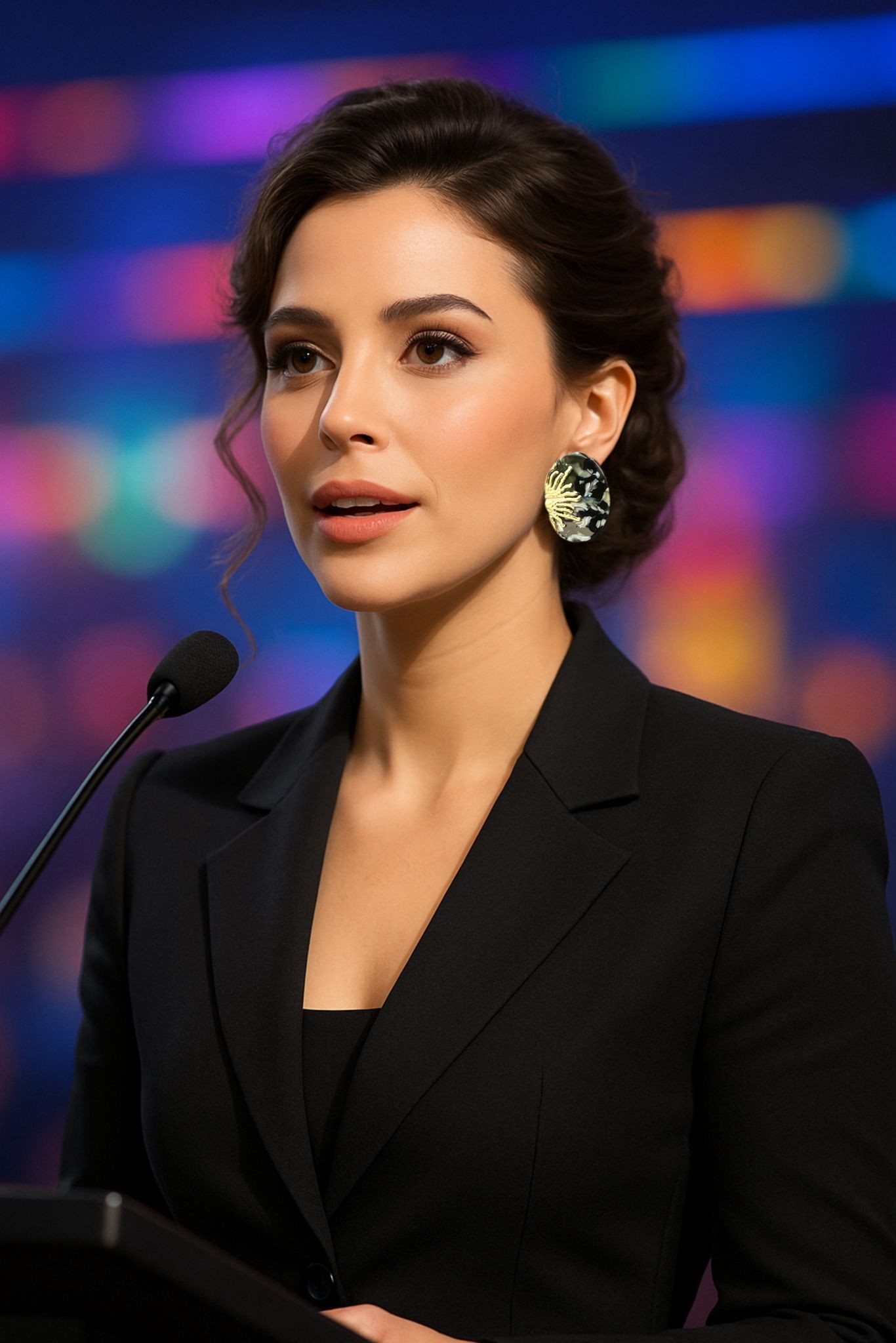 Gece Güneşi Küpe