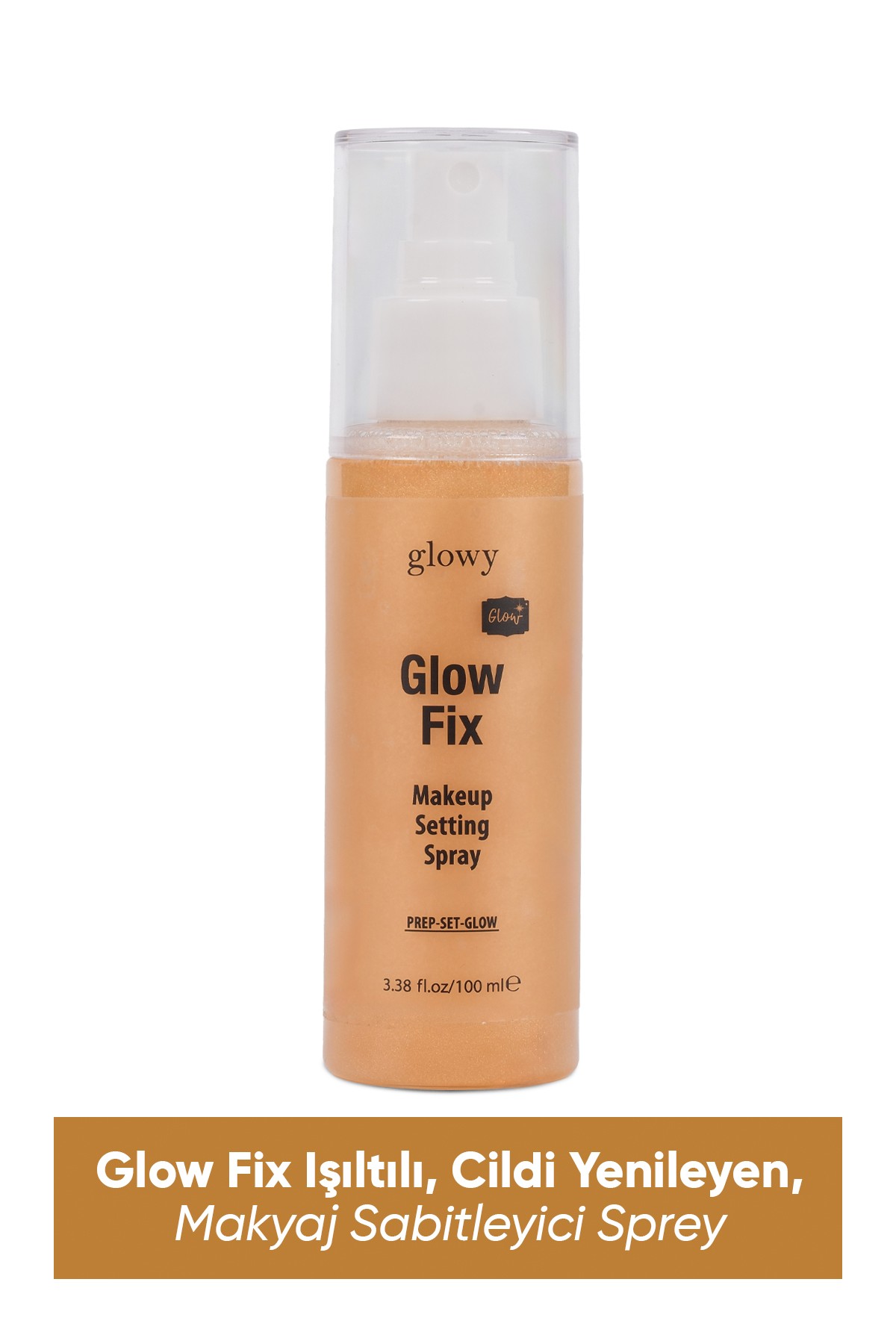 Glow Fix Işıltılı, Cildi Yenileyen, Makyaj Sabitleyici Sprey 100ml