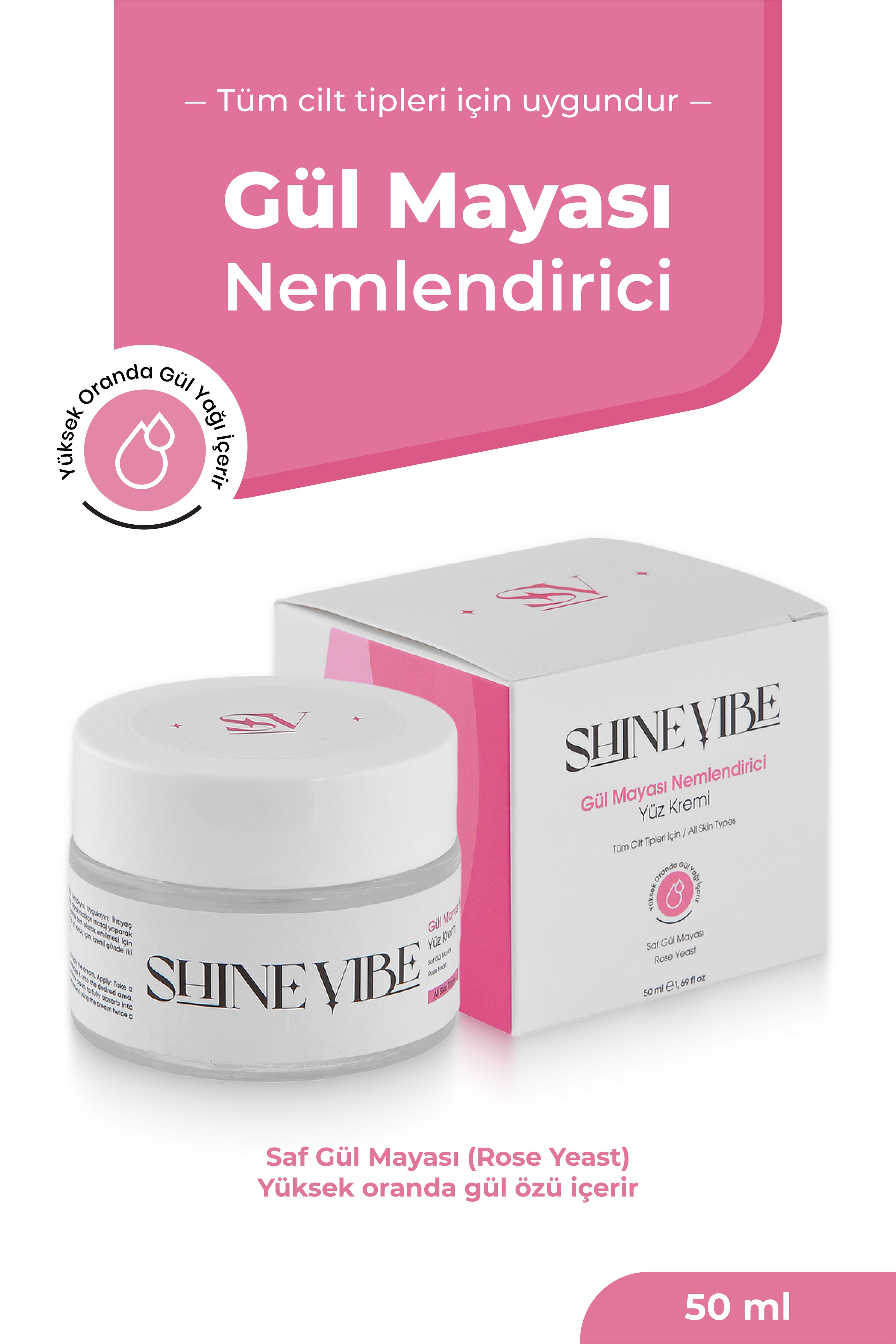 Gül Mayası Nemlendirici Yüz Kremi