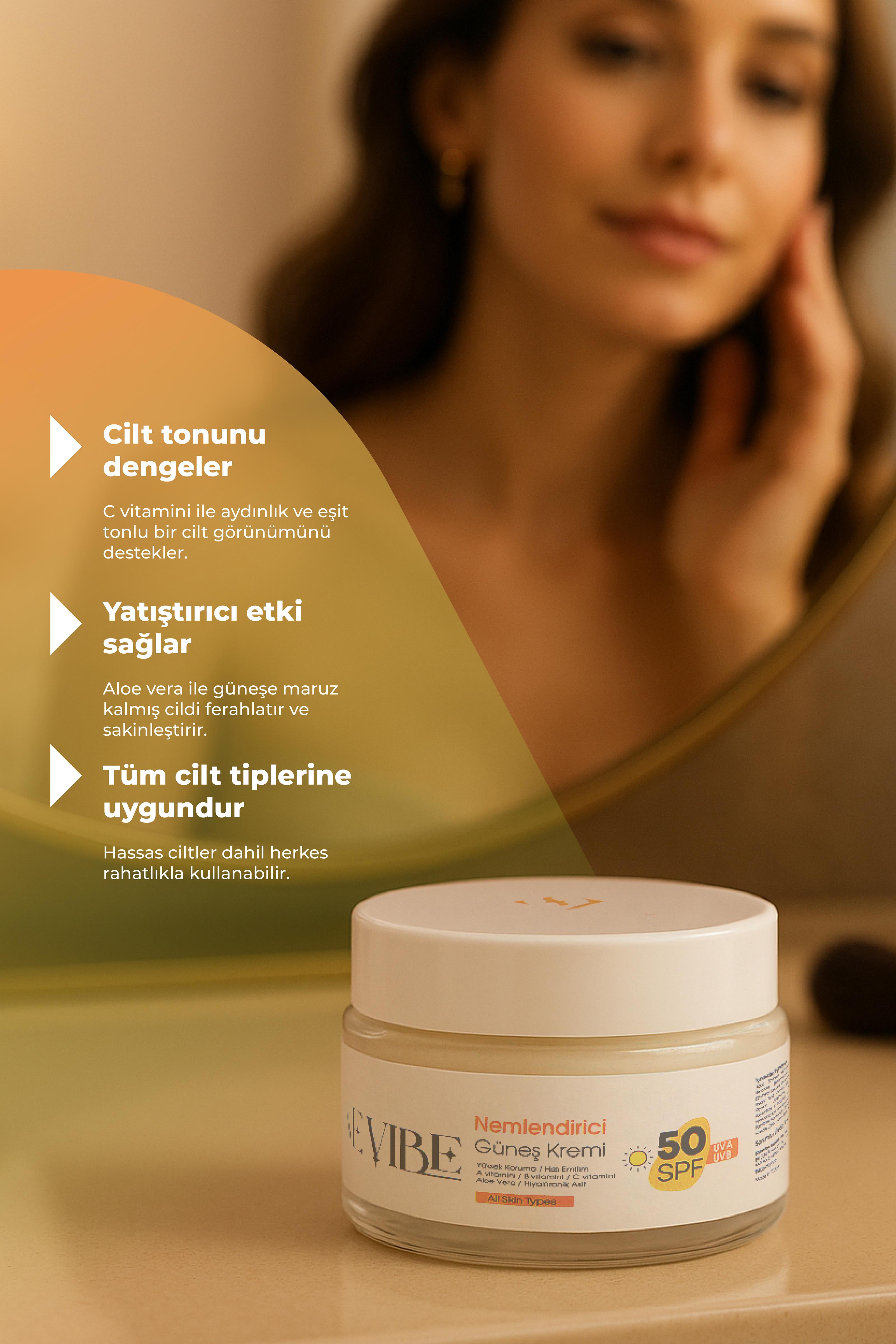 Nemlendirici Güneş Kremi 50 SPF