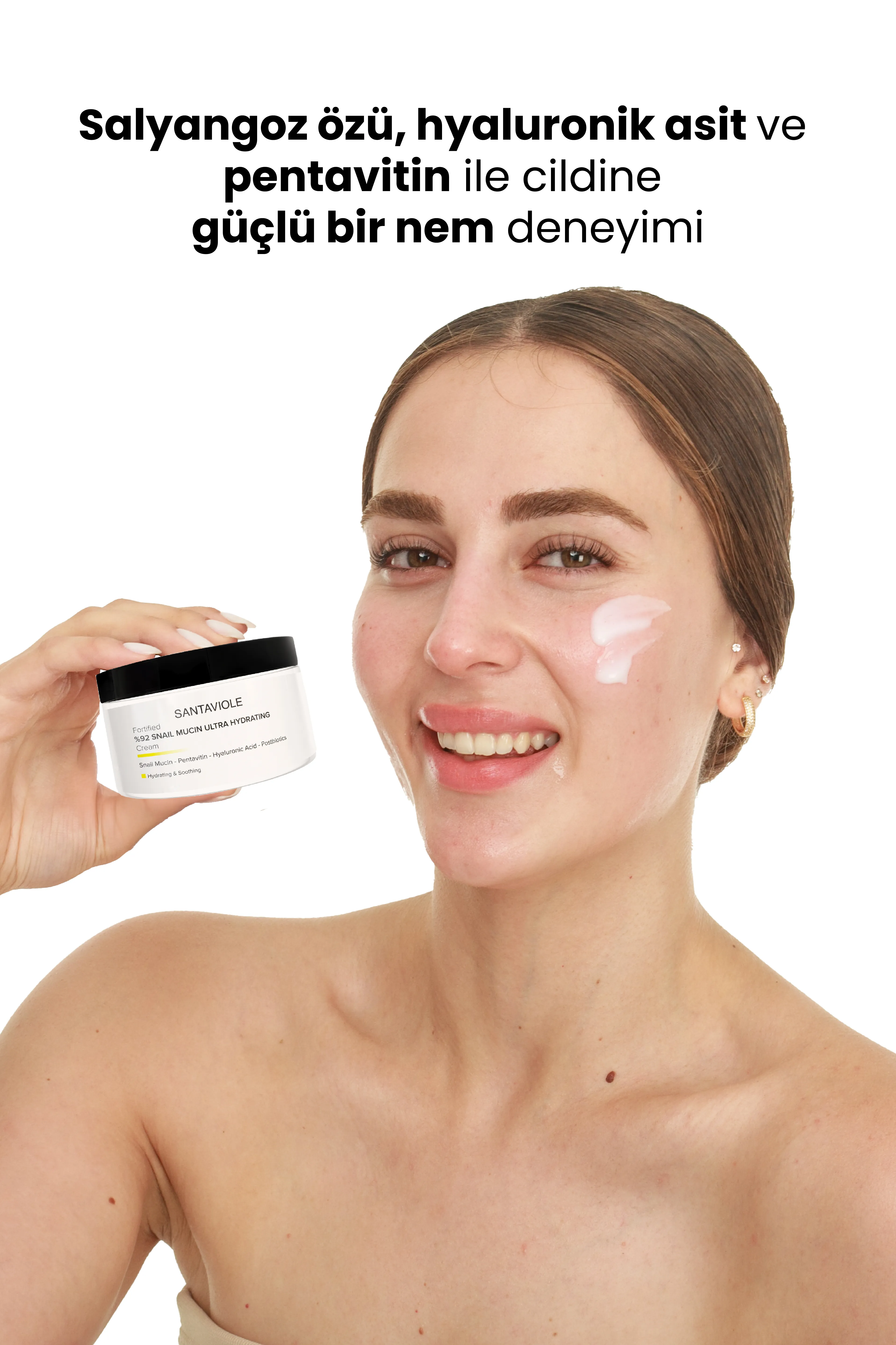 Güçlendirilmiş %92 Salyangoz Özlü Yoğun Nemlendirici Krem 