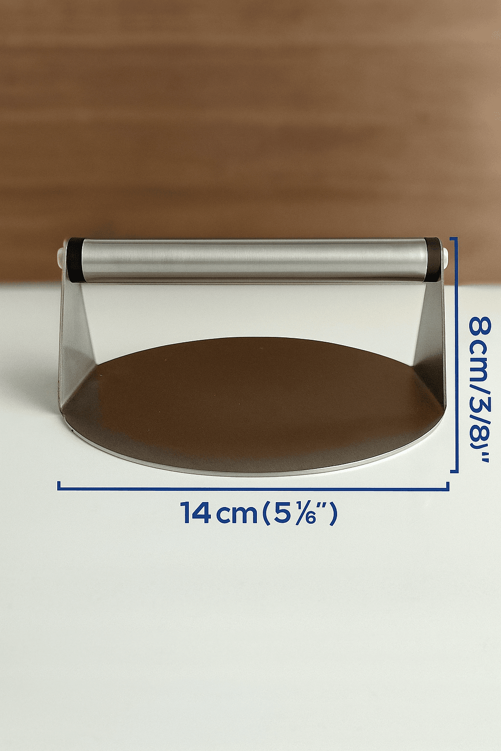 Paslanmaz Çelik Burger Presi 14 cm
