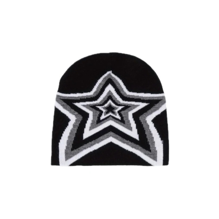 Premium Yıldızlar  Y2k Bere - Siyah