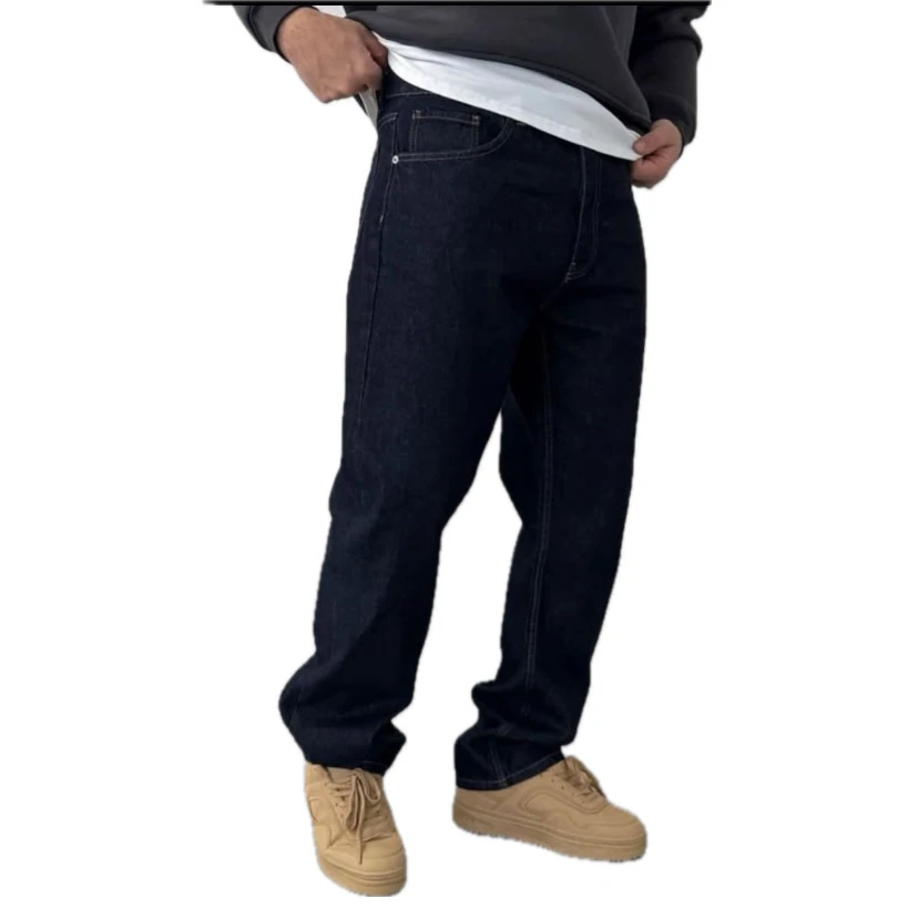 Lacivert White Leg Jean