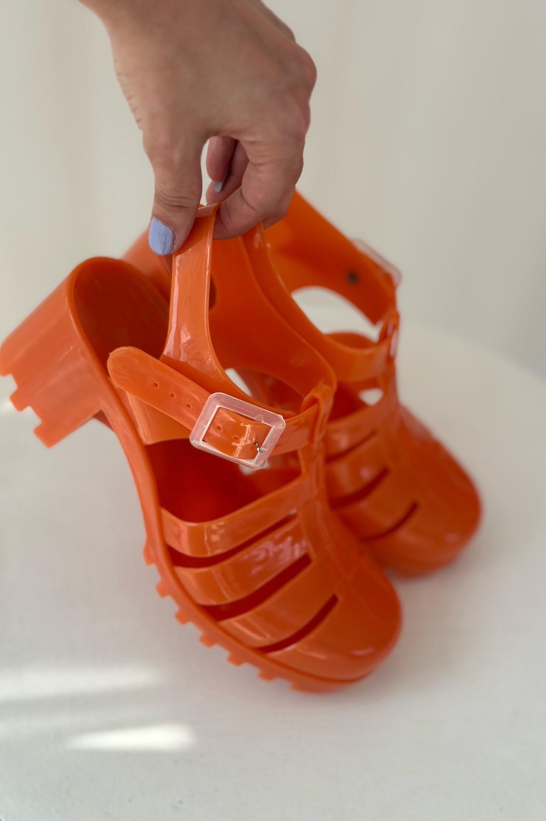 Jelly Woman Sandals Orange