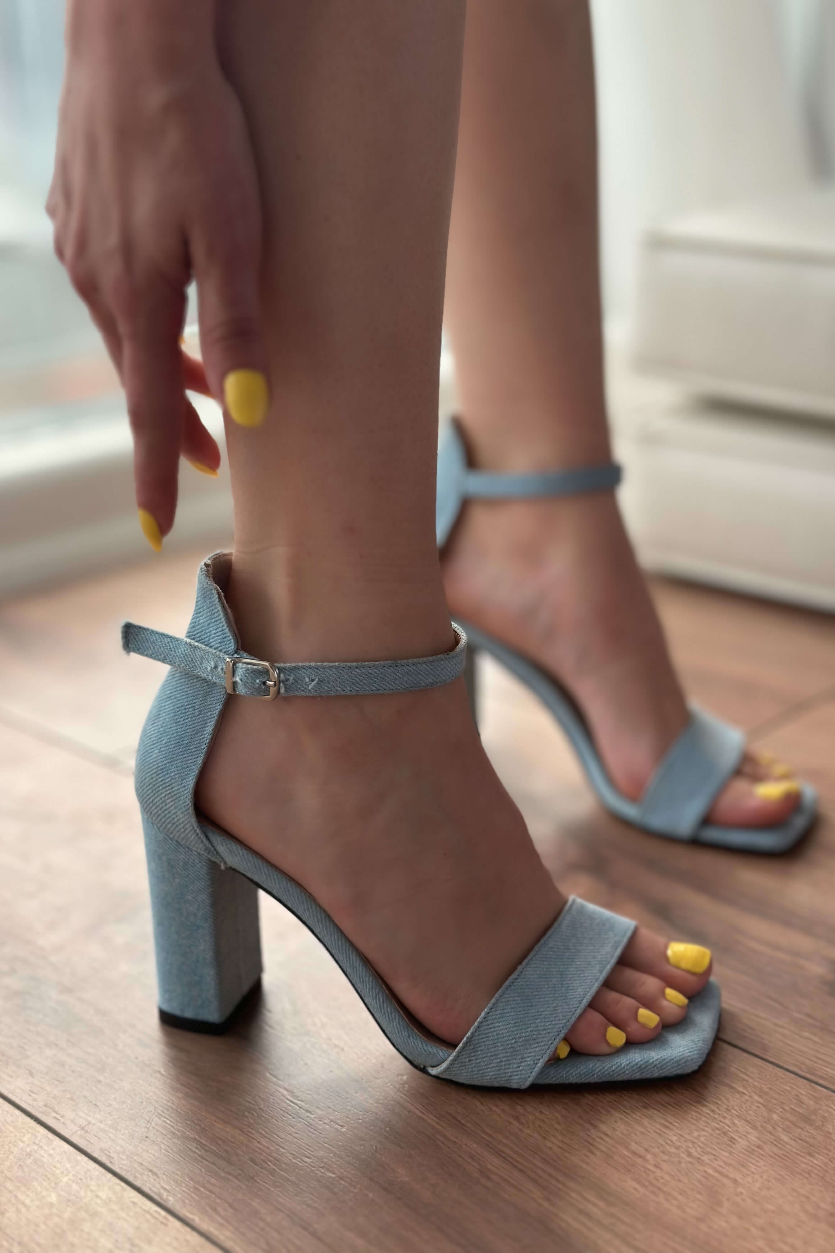 Orwils Jeans Kadın Yüksek Topuklu Ayakkabı
