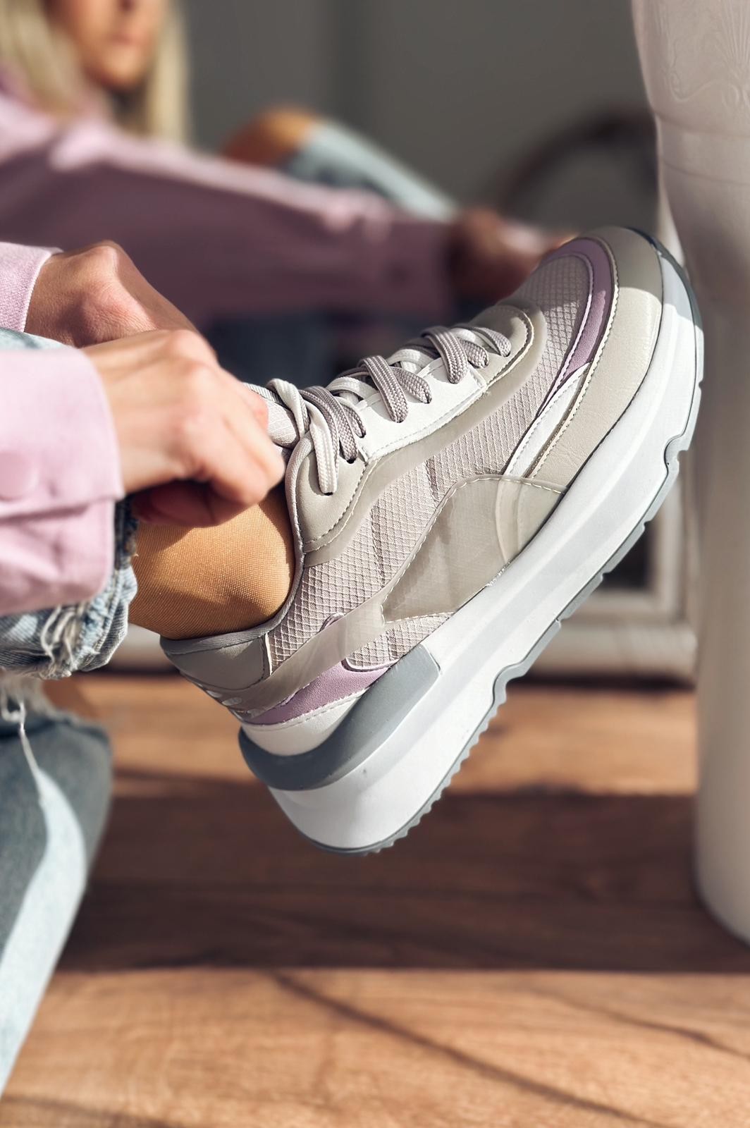 Casina women's sneakers gray
