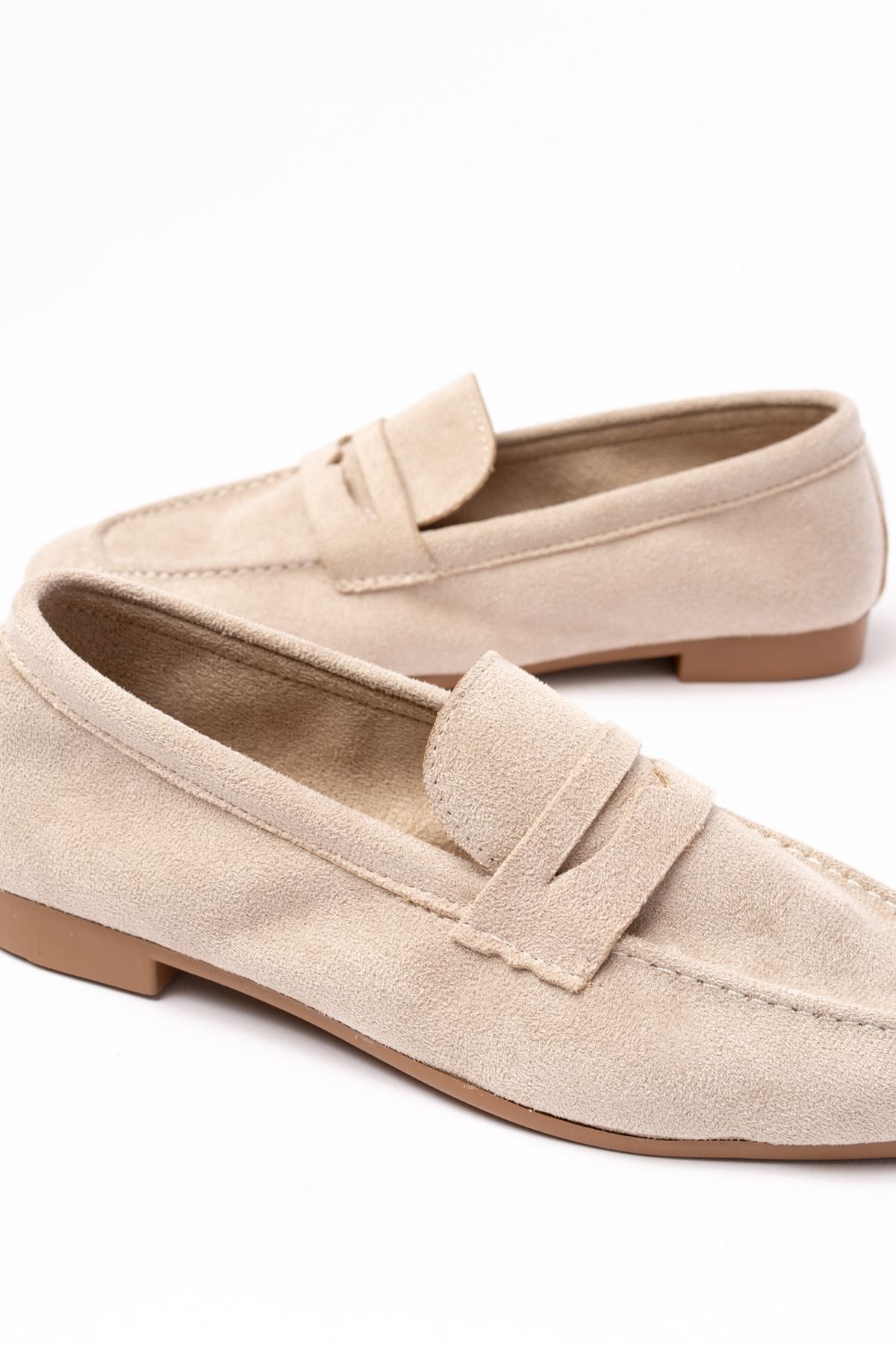 Beige Women's Ballerinas