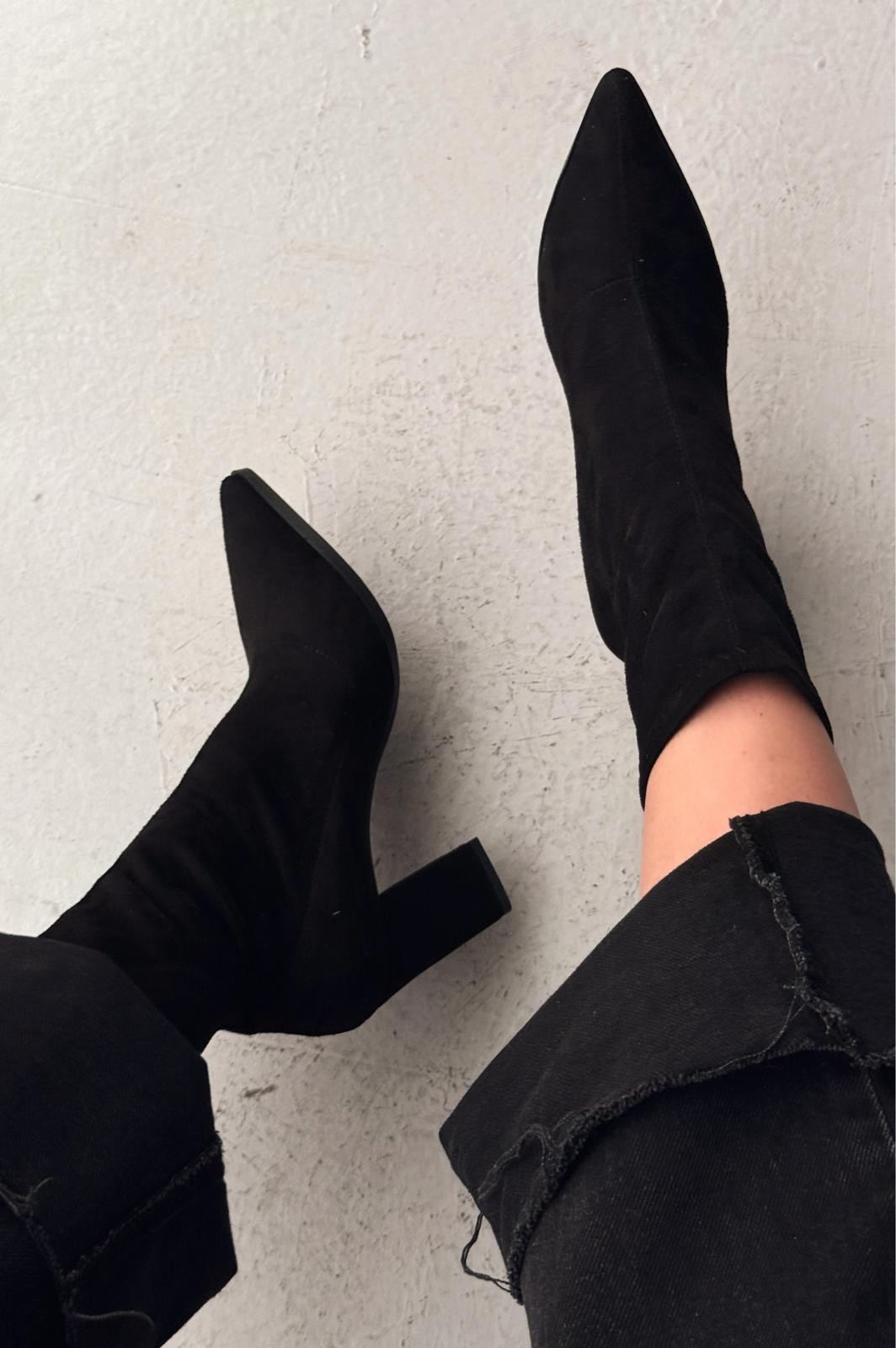 Ardews Heeled Sock Boots Black Women