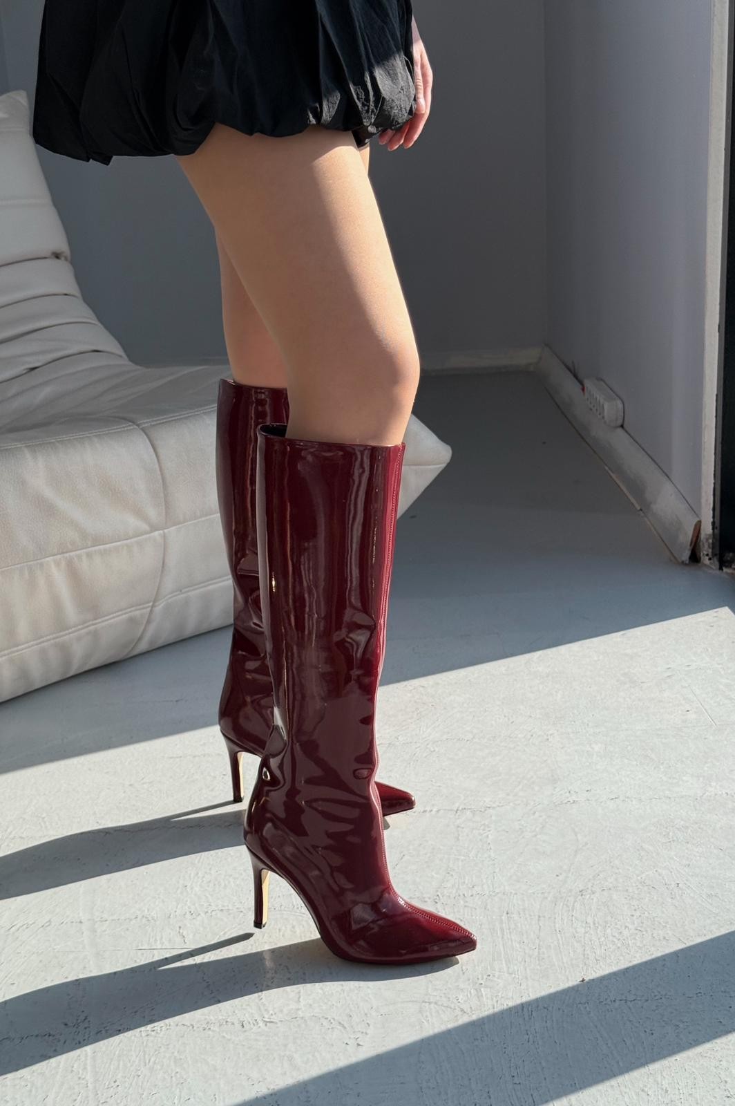 Burgundy Women's Boots