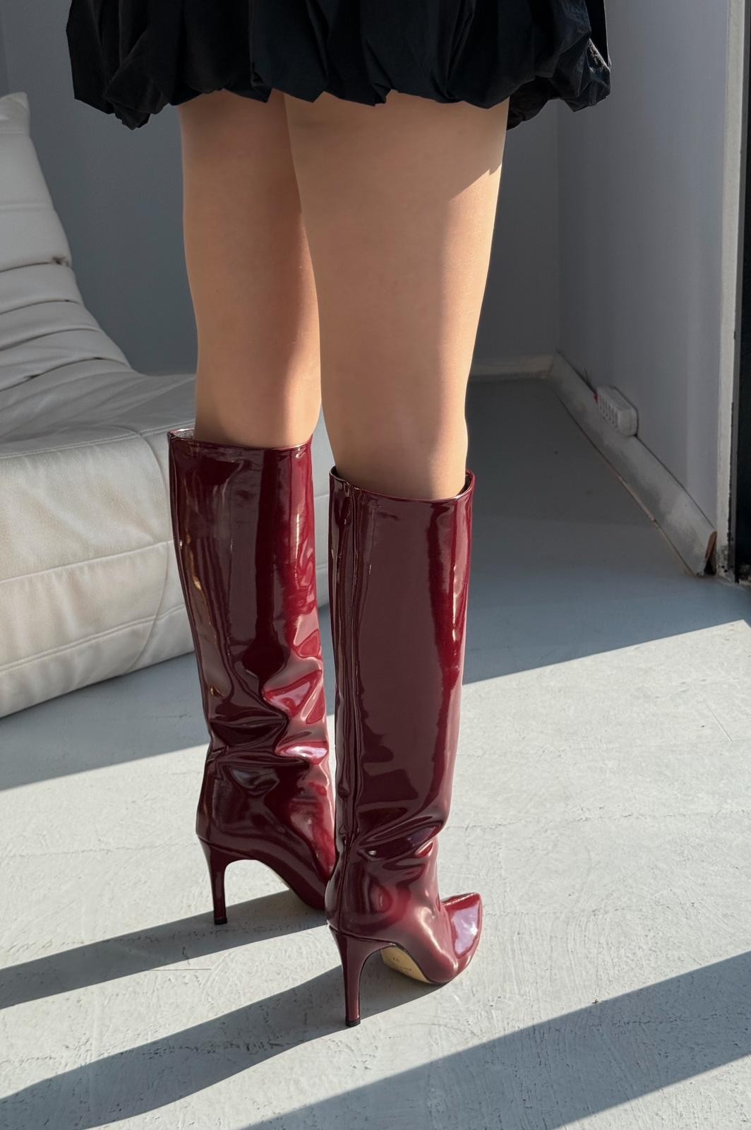 Burgundy Women's Boots