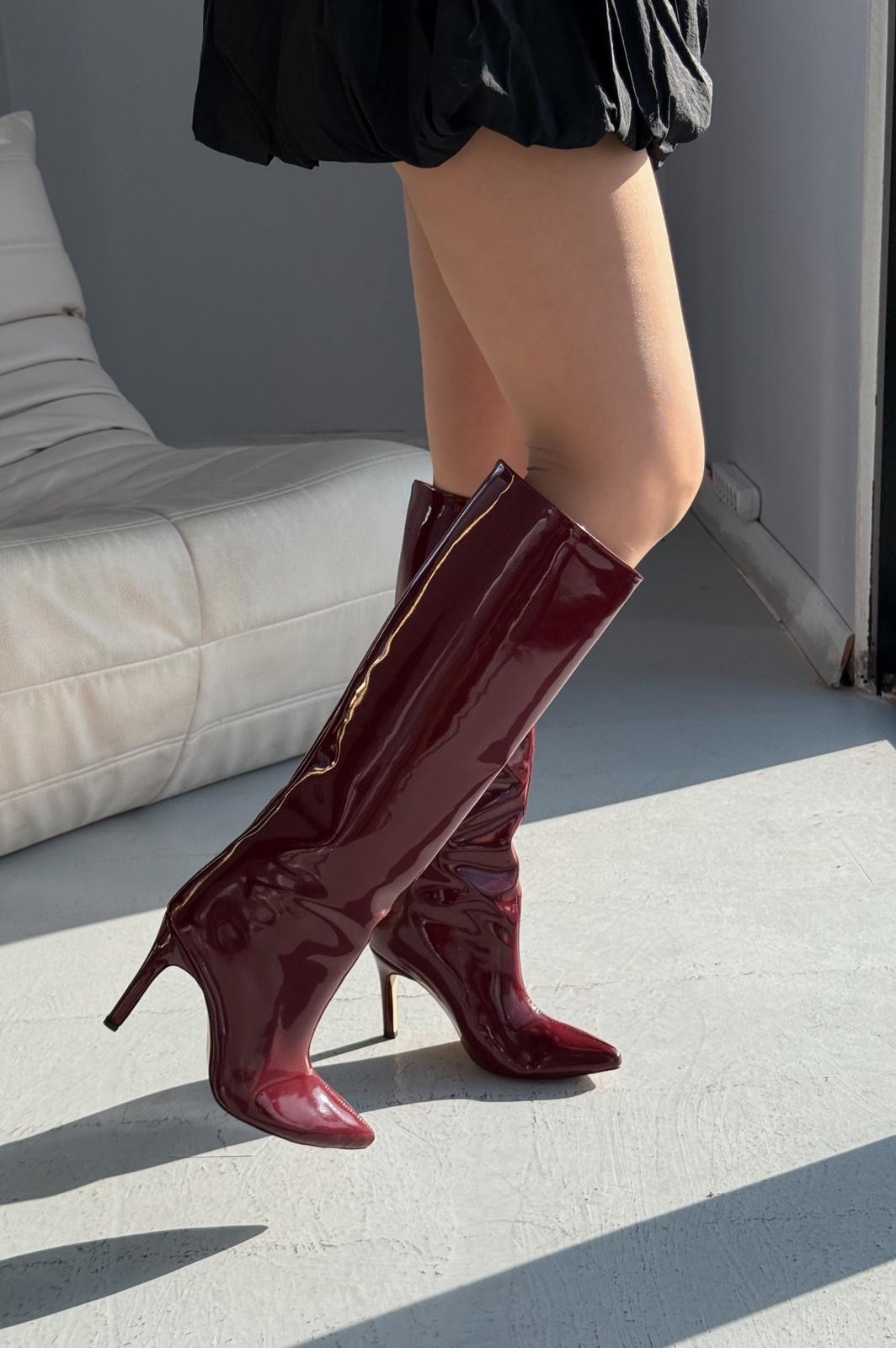 Burgundy Women's Boots