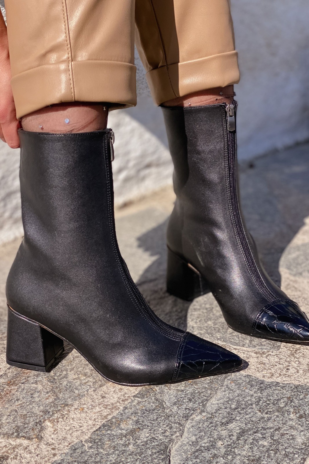 Muriel mid heel clearance boots