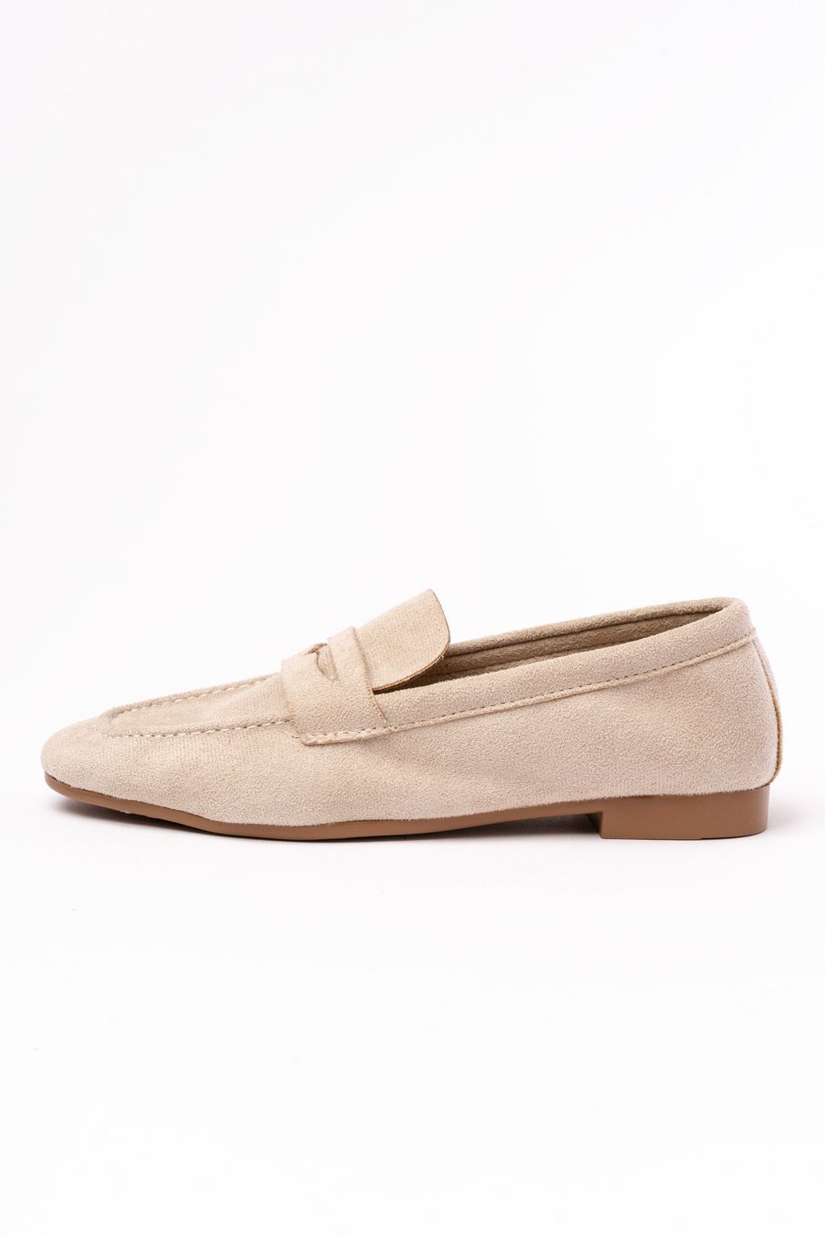 Beige Women's Ballerinas