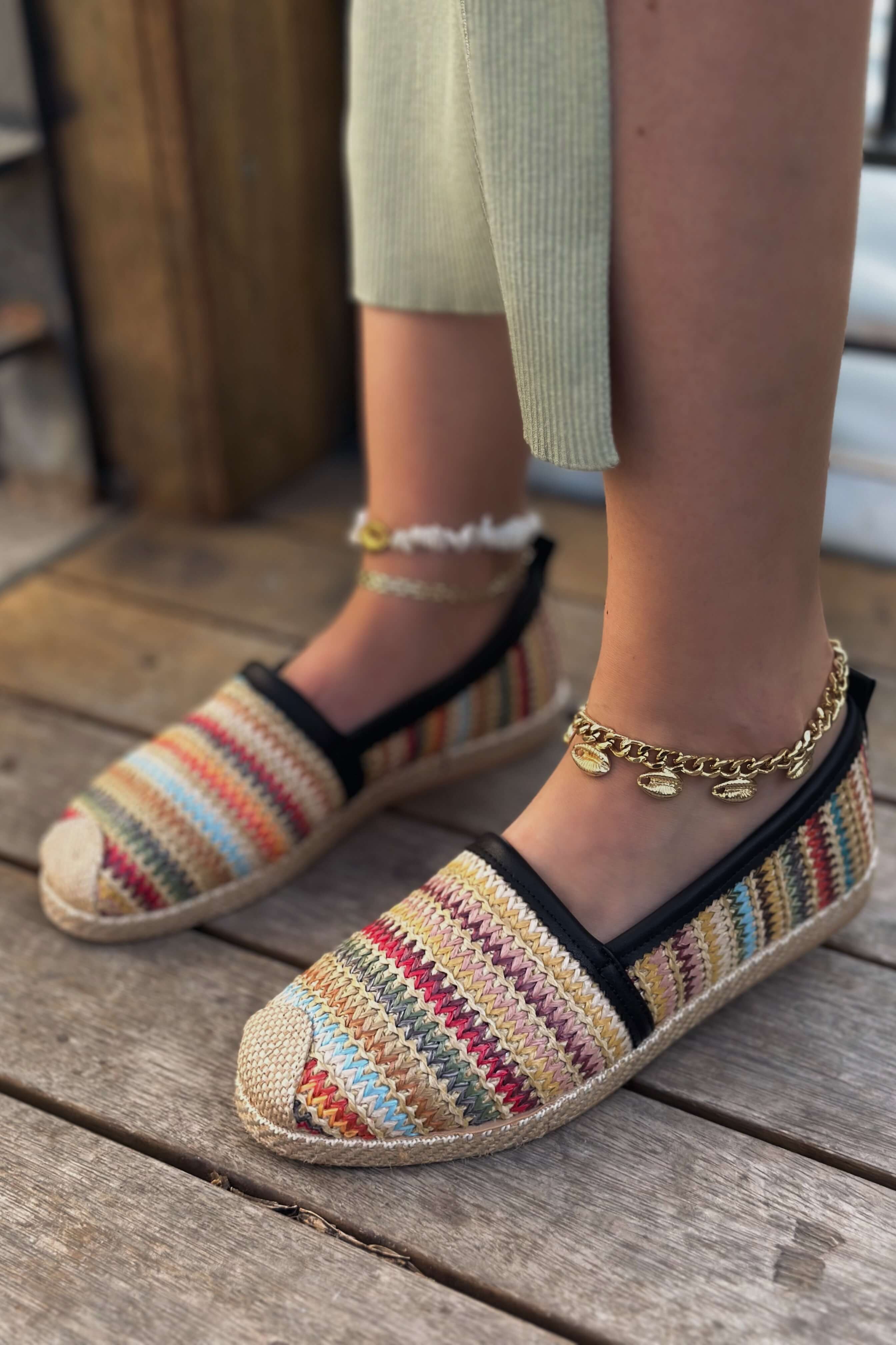 Novito straw woman espadril black