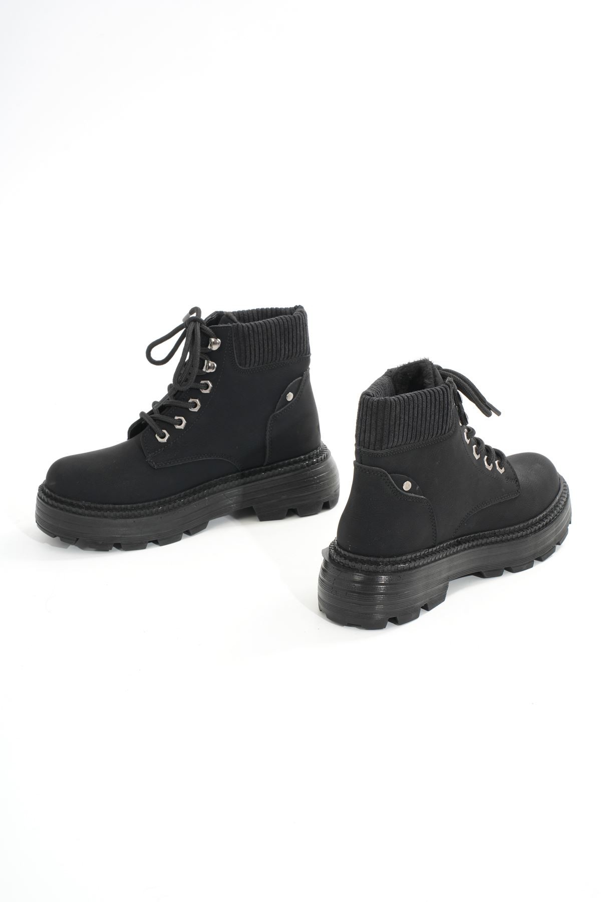 Charcoal Black Women's Boots