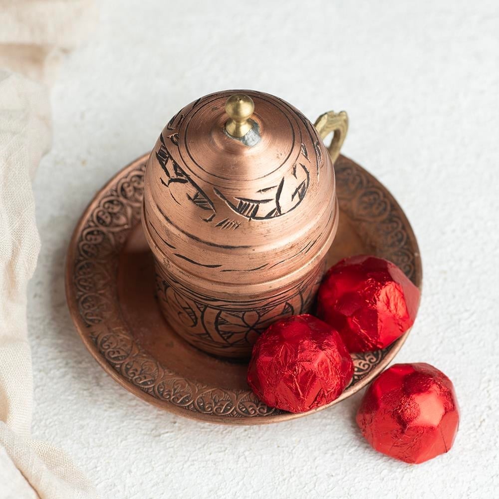 Red Gilded Crystal