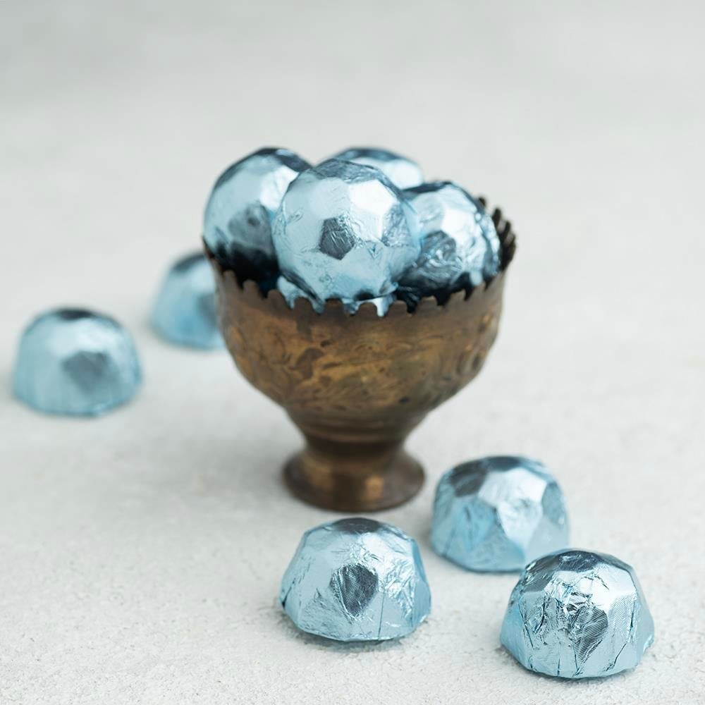 Blue Gilded Crystal
