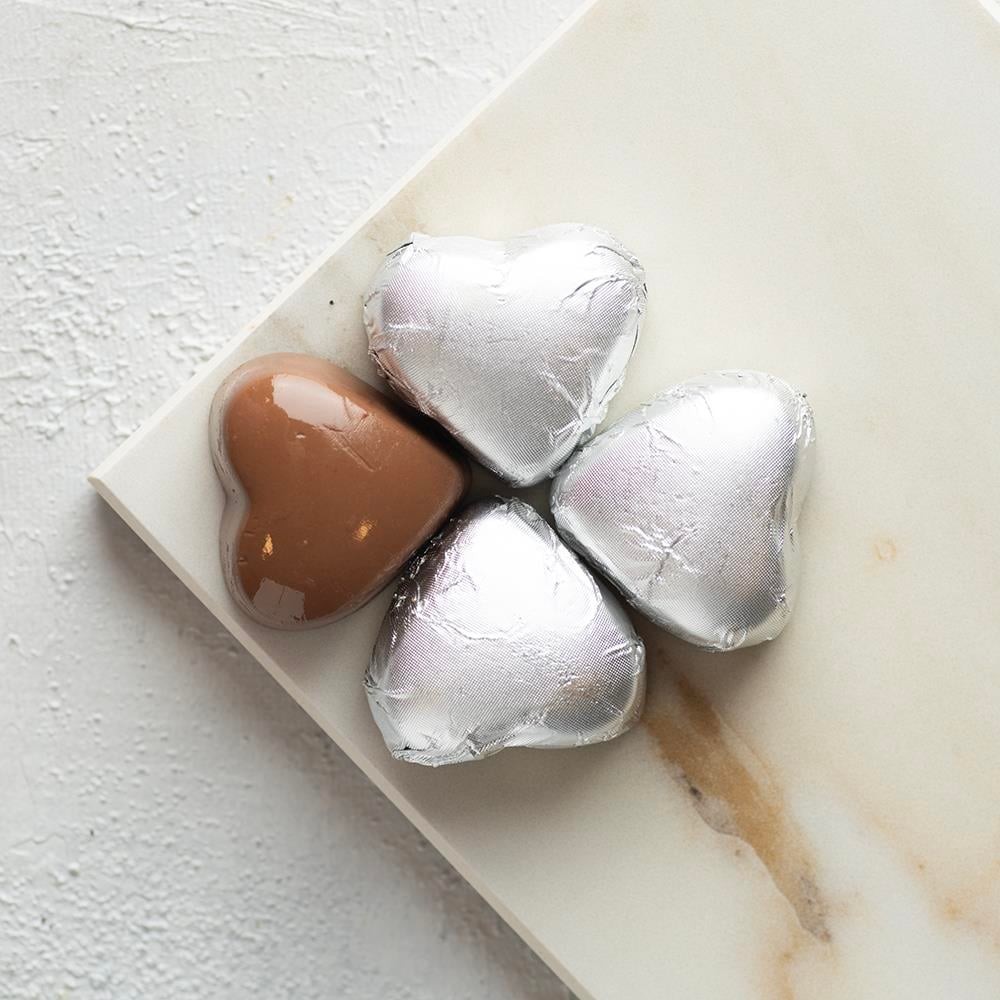 Silver Gilded Heart