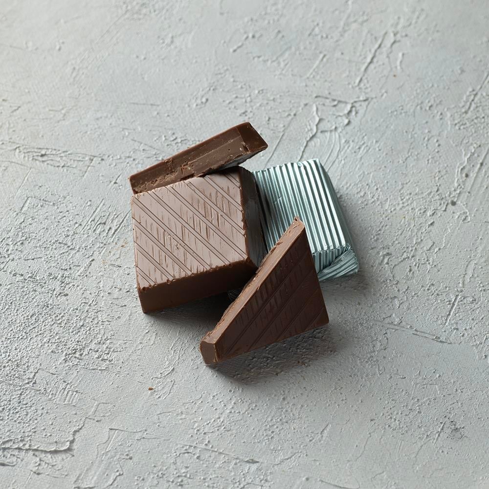 Blue Embossed High Square